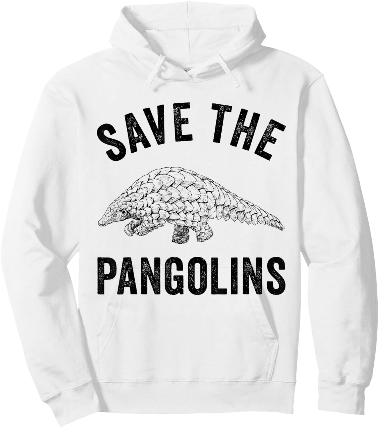 Save The Pangolins Funny Pangolin Lovers Hoodie - Hoodie | White
