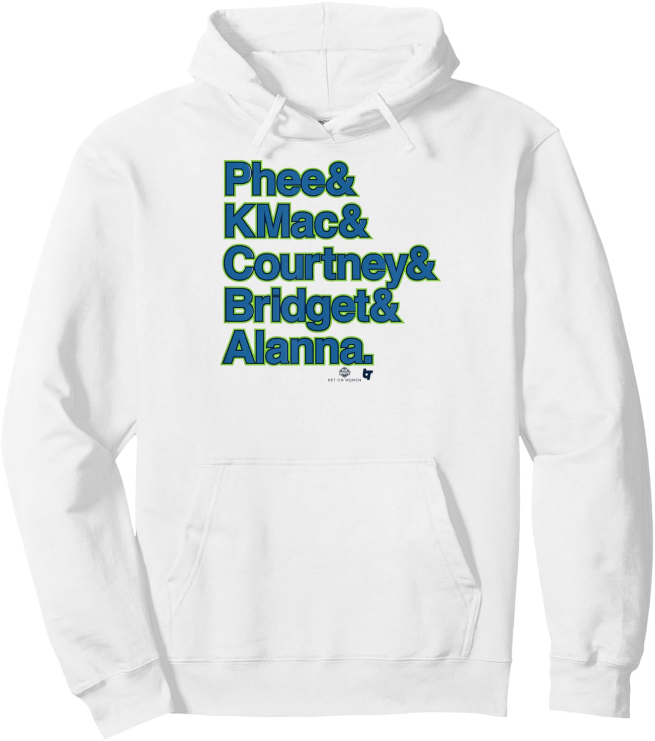Ampersand Stars - Minnesota Women's Basketball Hoodie - Hoodie | White