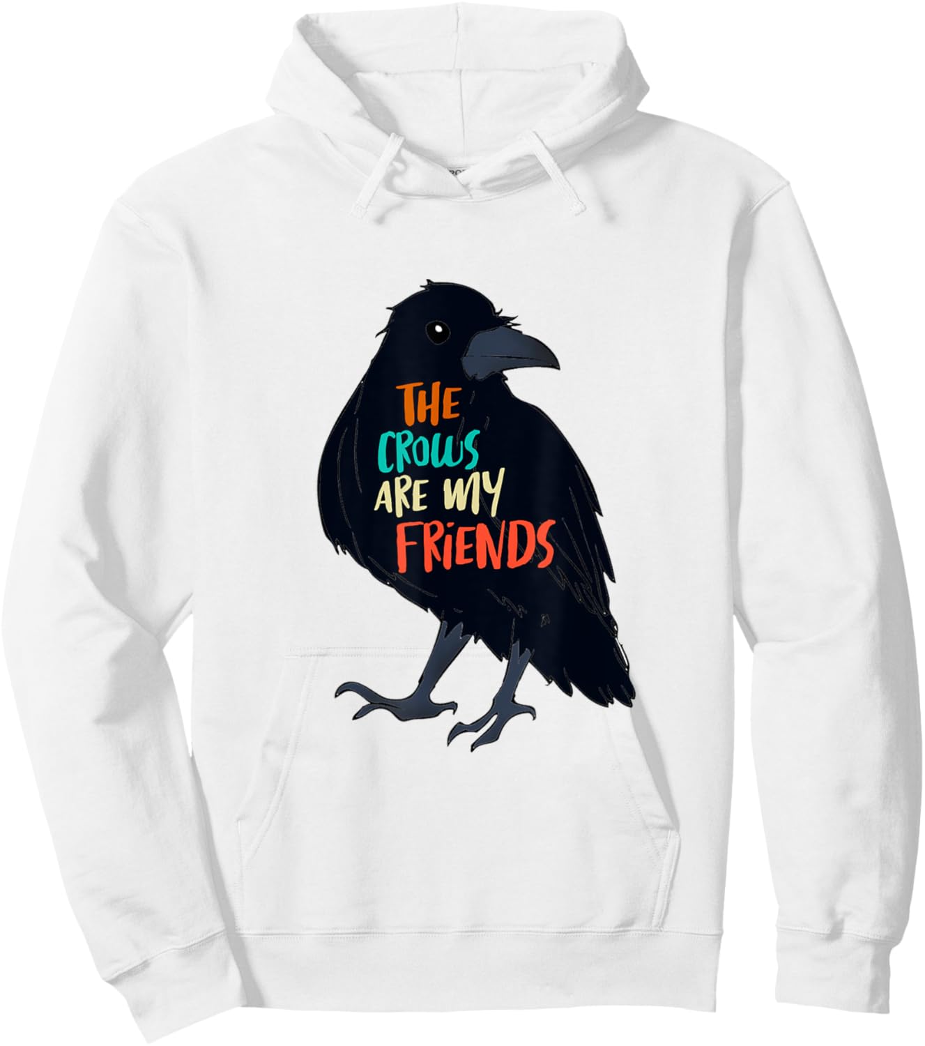 The Crows Are My Friends Bird Lover Bird Watching Bird Mama Hoodie - Hoodie | White