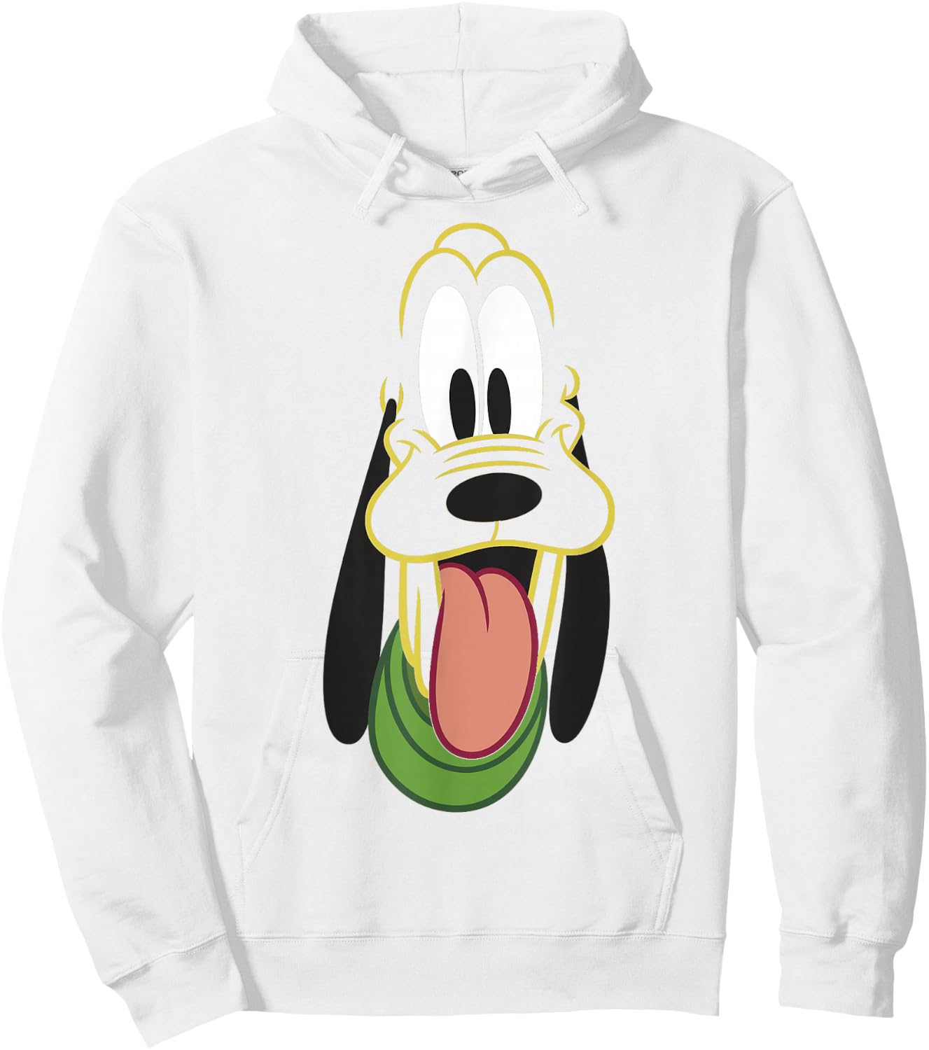 Disney Mickey and Friends Pluto Big Face Hoodie - Hoodie | White