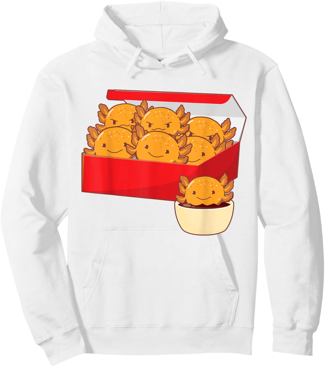 Axolotl Nuggets Axolotls Hoodie - Hoodie | White