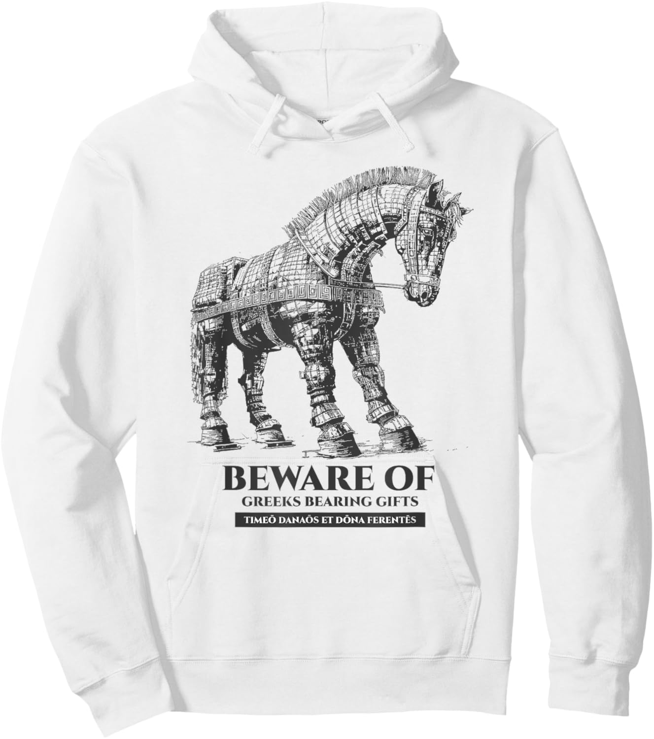 Chapter Keepers -Adults Greek Mythology - Grey, Small, Short Sleeve Hoodie - Hoodie | White