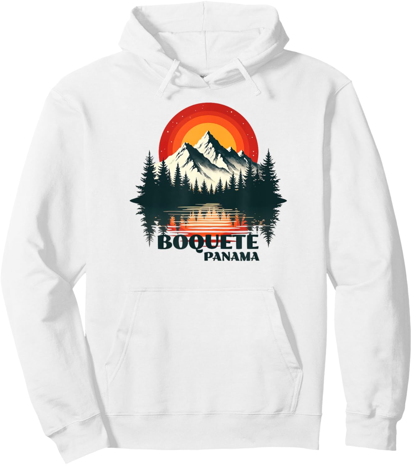 Boquete Panama Scenic Mountain Adventure Outdoor Design Hoodie - Hoodie | White