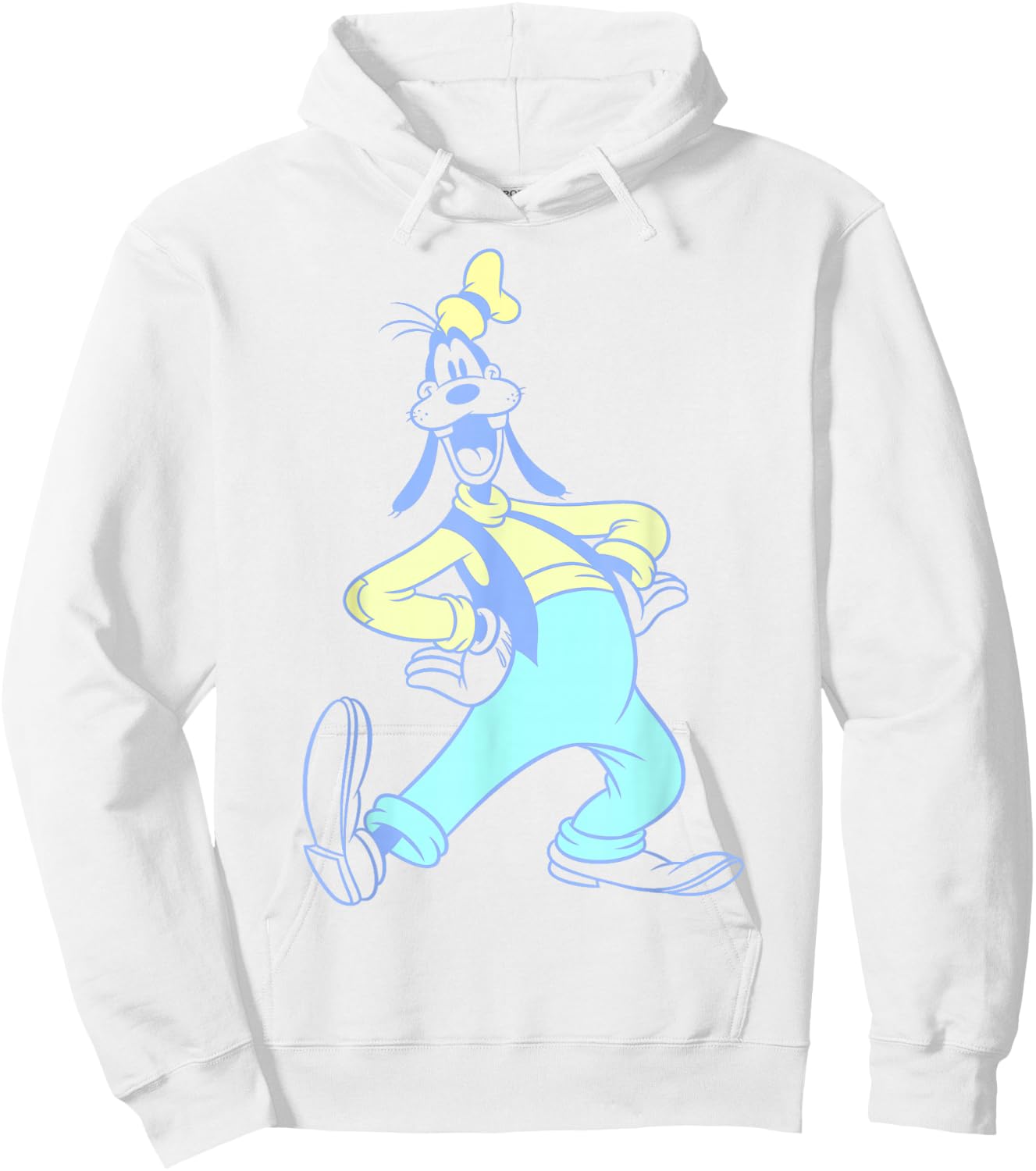 Disney Mickey And Friends Goofy Neon Portrait Hoodie - Hoodie | White
