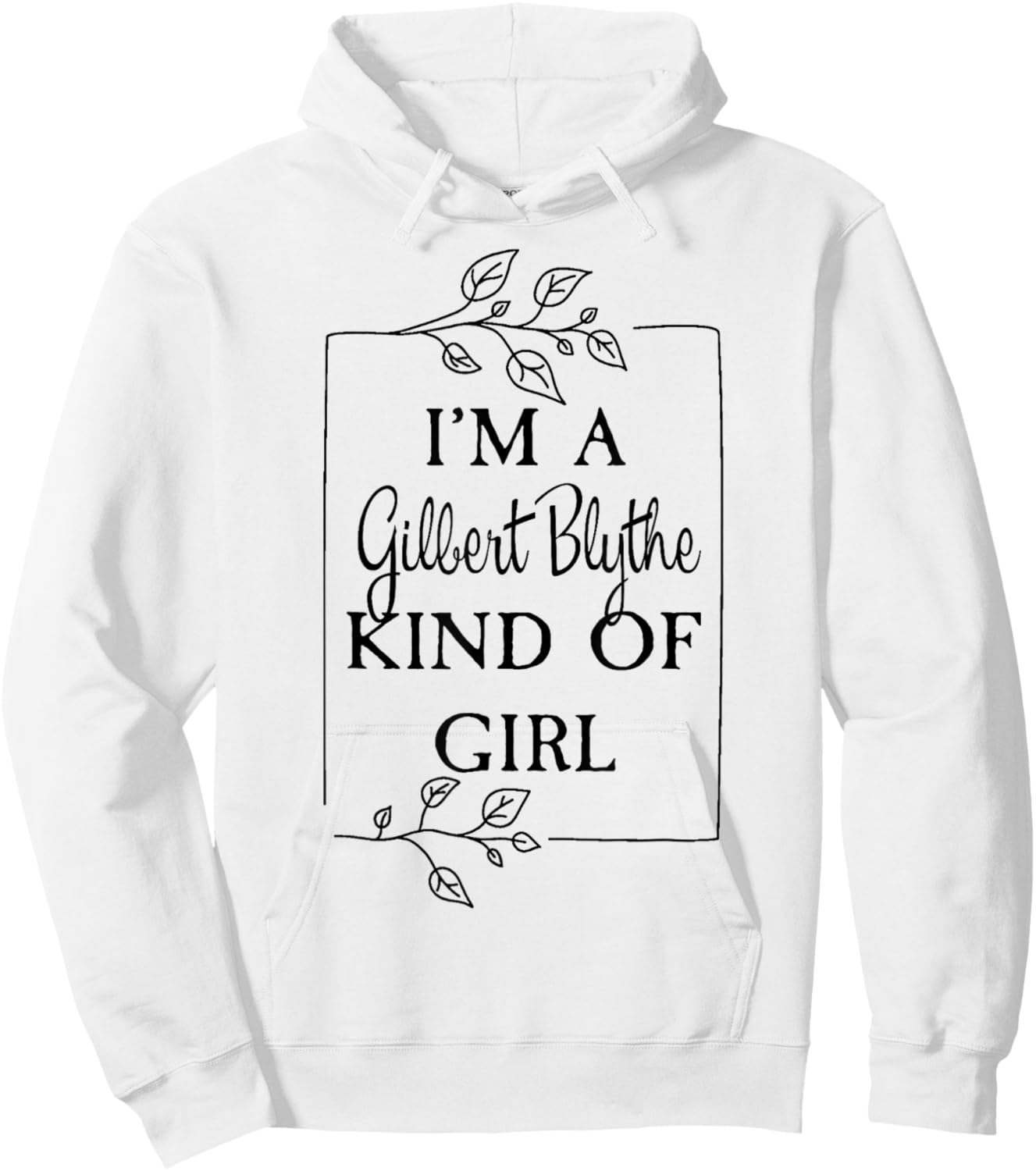 Literary Romance Gilbert Blythe Admirer Hoodie - Hoodie | White
