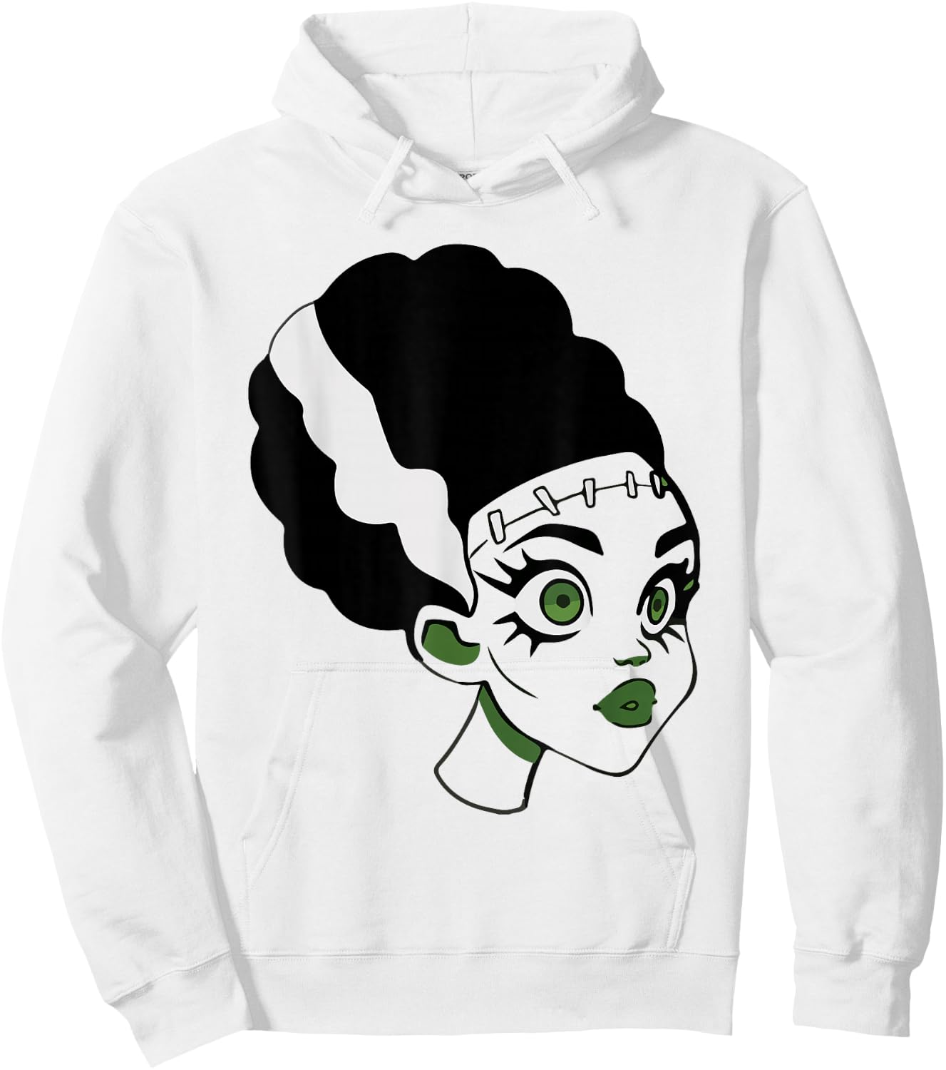 Frankenstein's Bride Monster Halloween Costume Hoodie - Hoodie | White