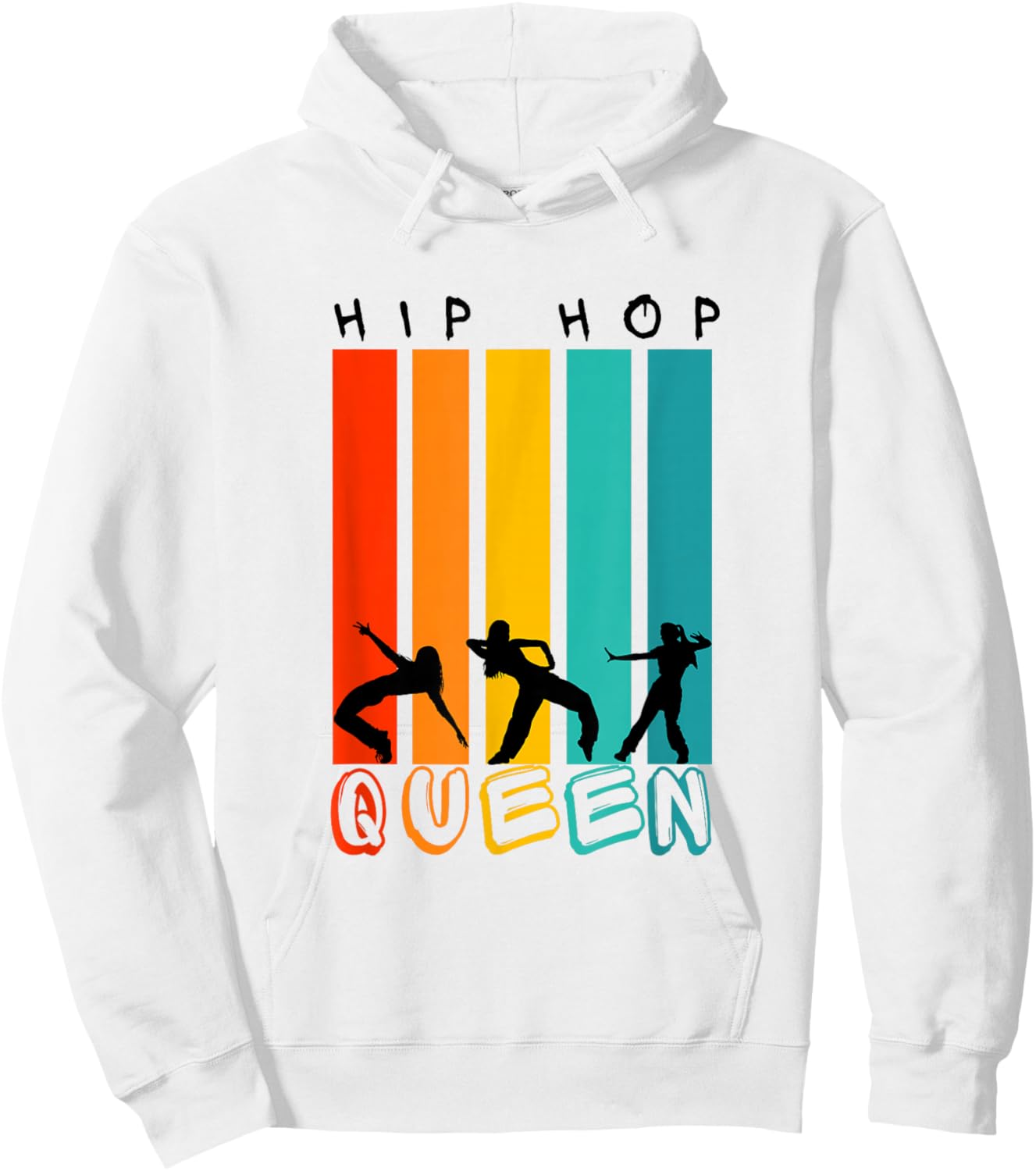 Hip Hop Shirt Girl Breakdancing Girls HipHop Dance Hoodie - Hoodie | White