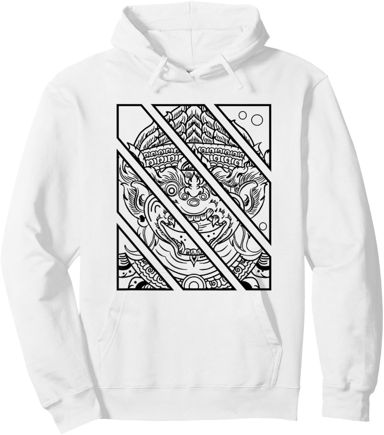 Cambodia Cambodian Khmer Traditional Dance Reamker Mask Hoodie - Hoodie | White