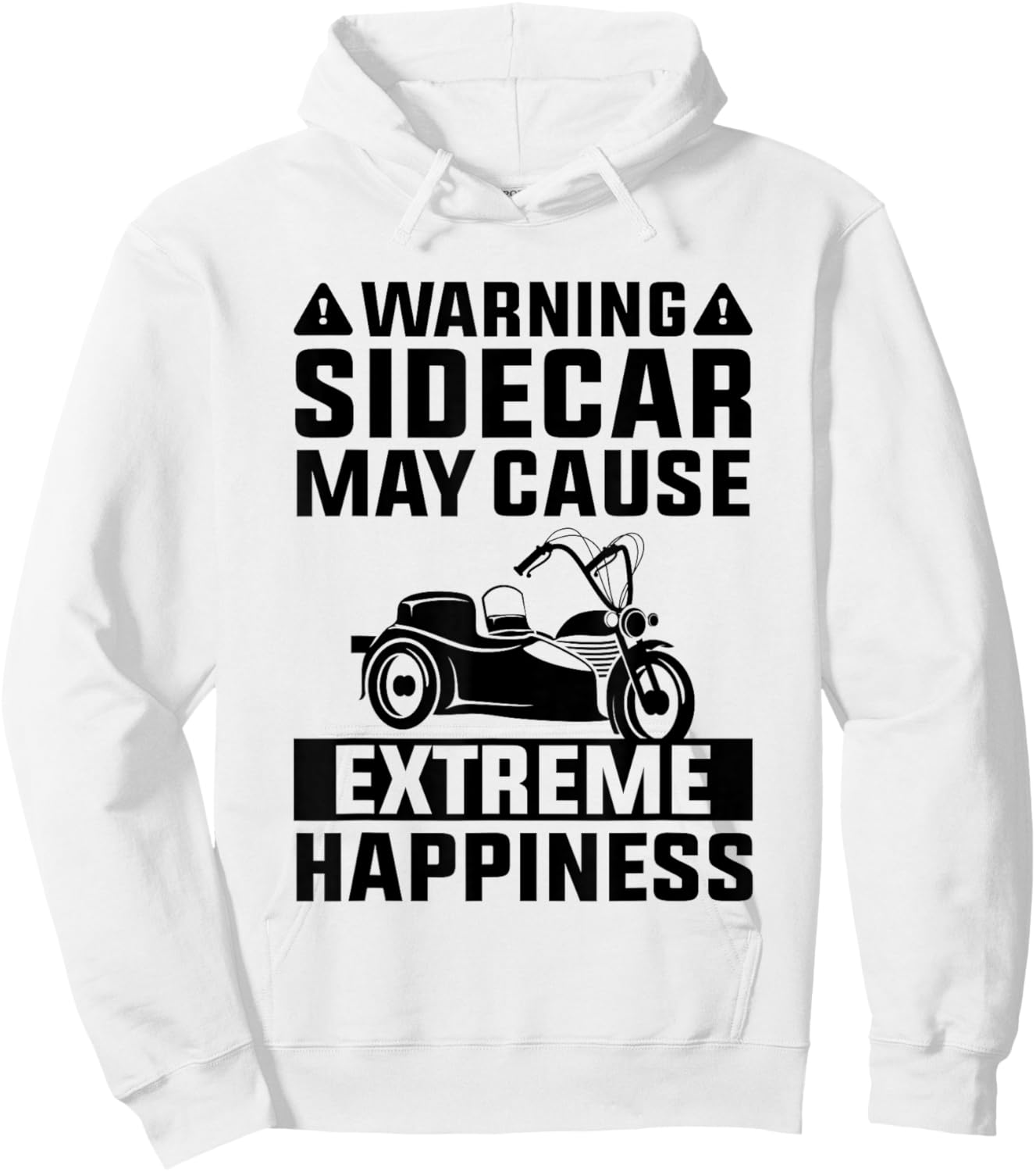 Sidecar Motorcycle Motorcyclist Bike Motorbike Sidecar Rider Hoodie - Hoodie | White