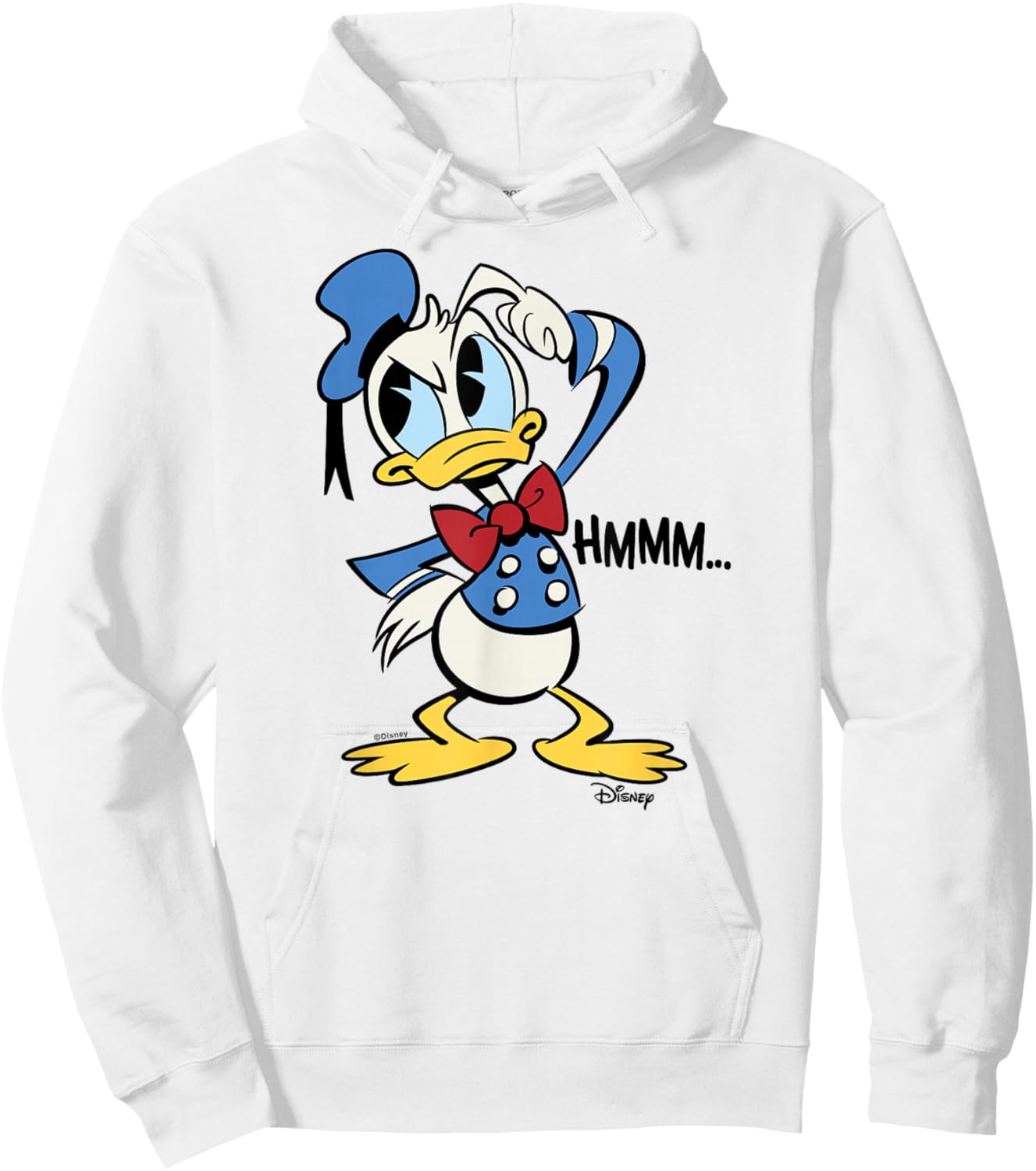 Donald Duck - Hmmm Donald Hoodie - Hoodie | White