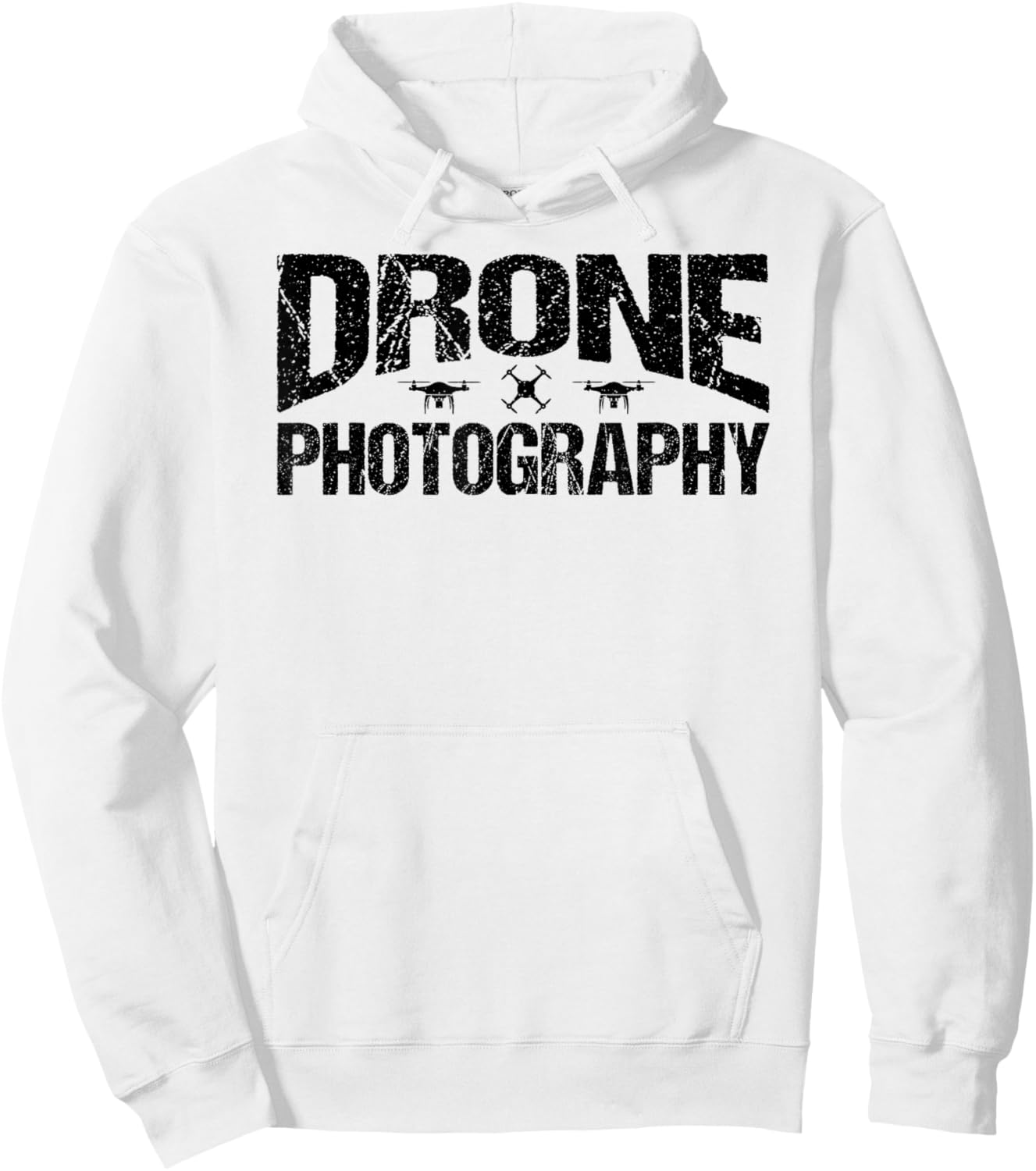 Drone Photography Aerial Hoodie - Hoodie | White
