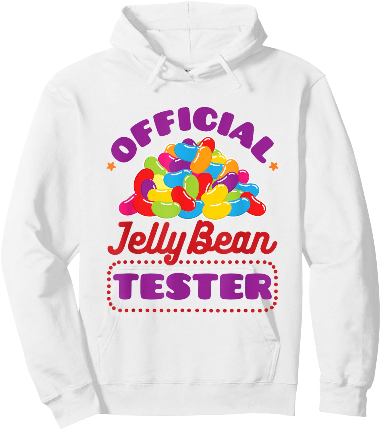 Easter Candy Cute Jellybeans Jelly Bean Tester Hoodie - Hoodie | White