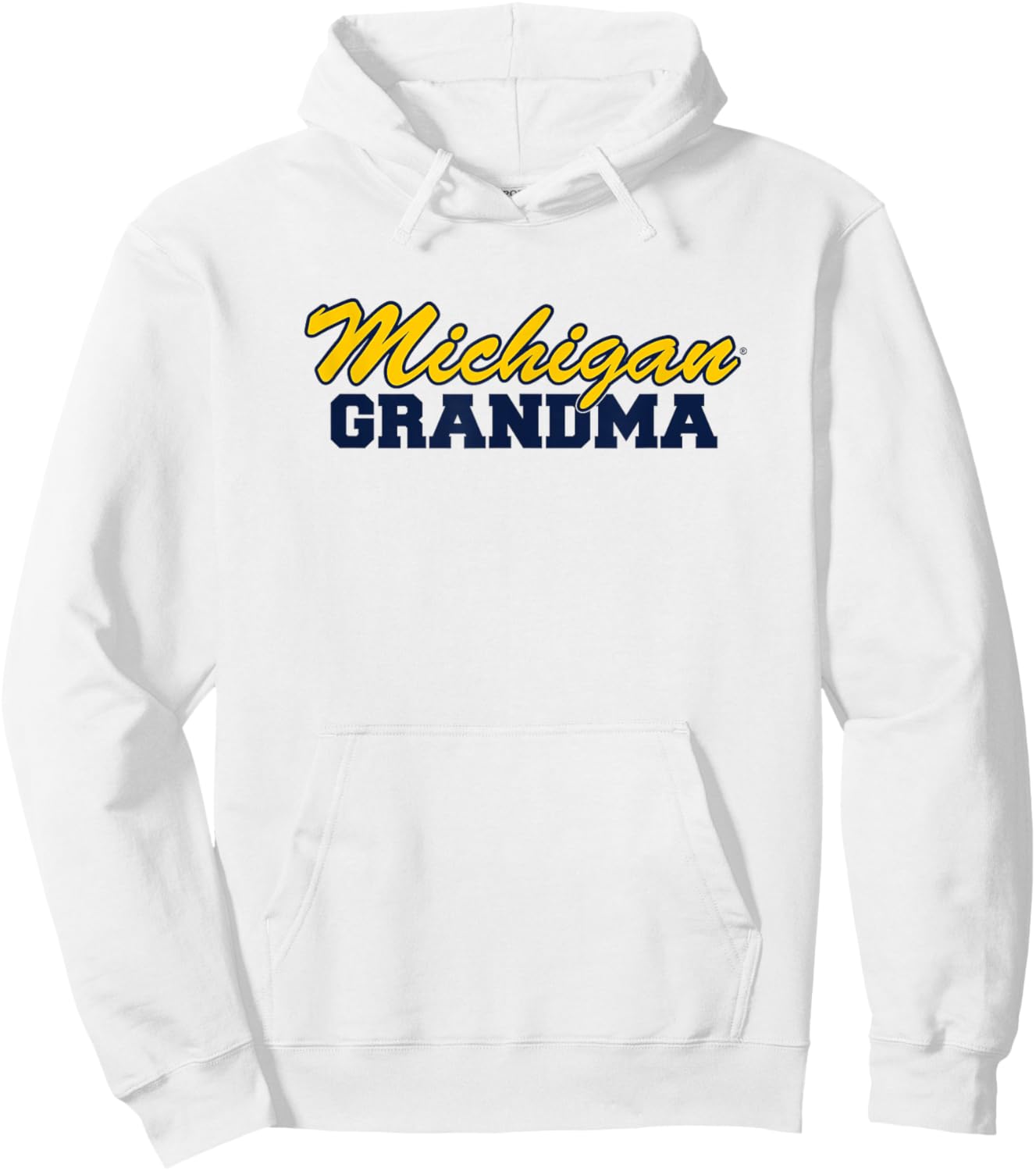 University of Michigan Wolverines Grandma Hoodie - Hoodie | White