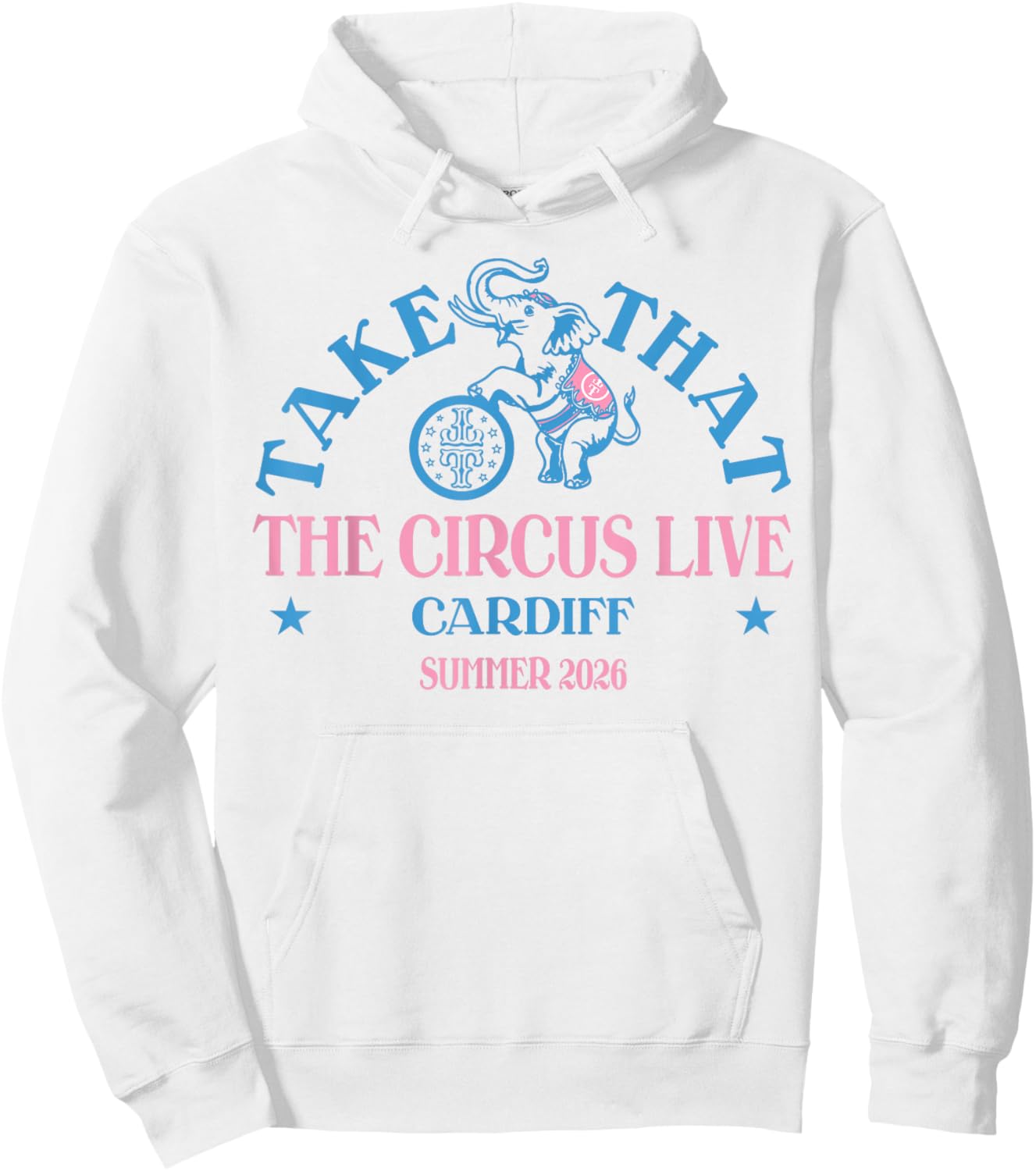 Take that The Circus Live Cardiff Hoodie - Hoodie | White