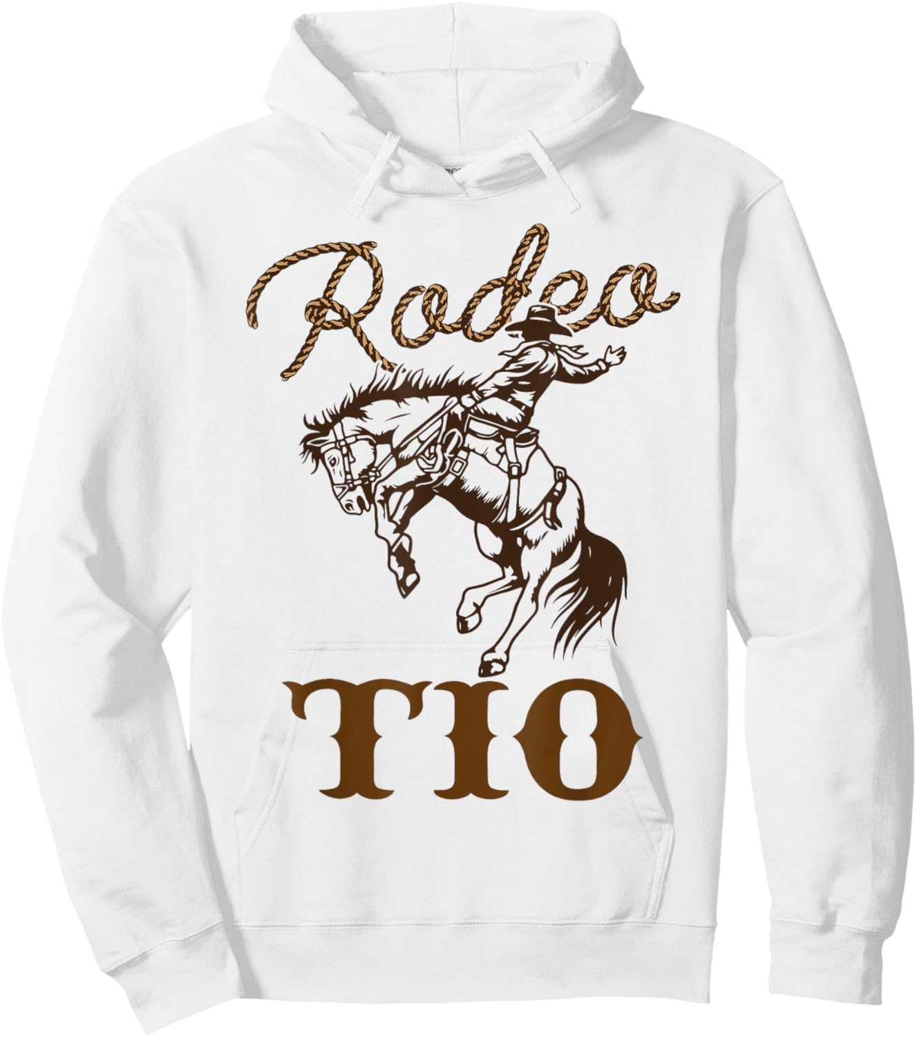 Tio Birthday Cowboy Cowgirl Western Rodeo Uncle Bday Party Hoodie - Hoodie | White