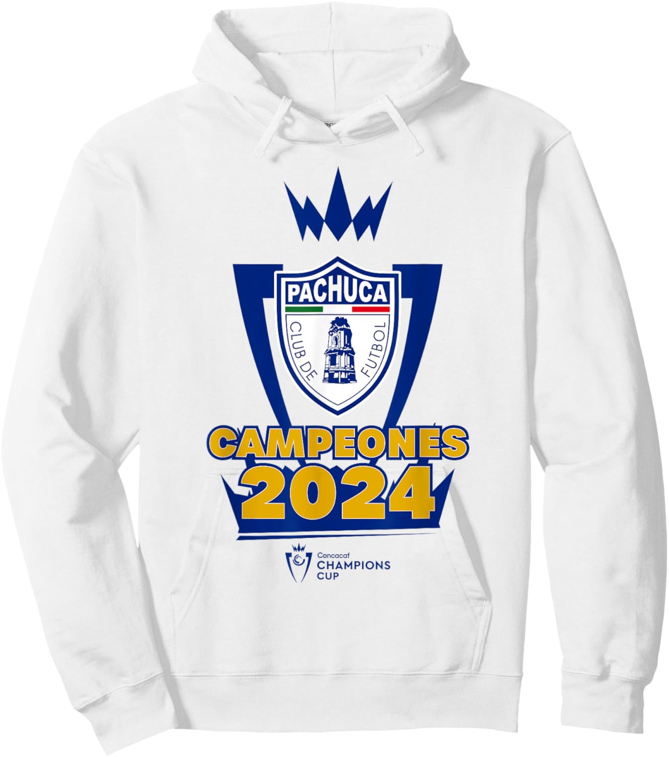 Pachuca Champions! - Concacaf Champions League Hoodie - Hoodie | White