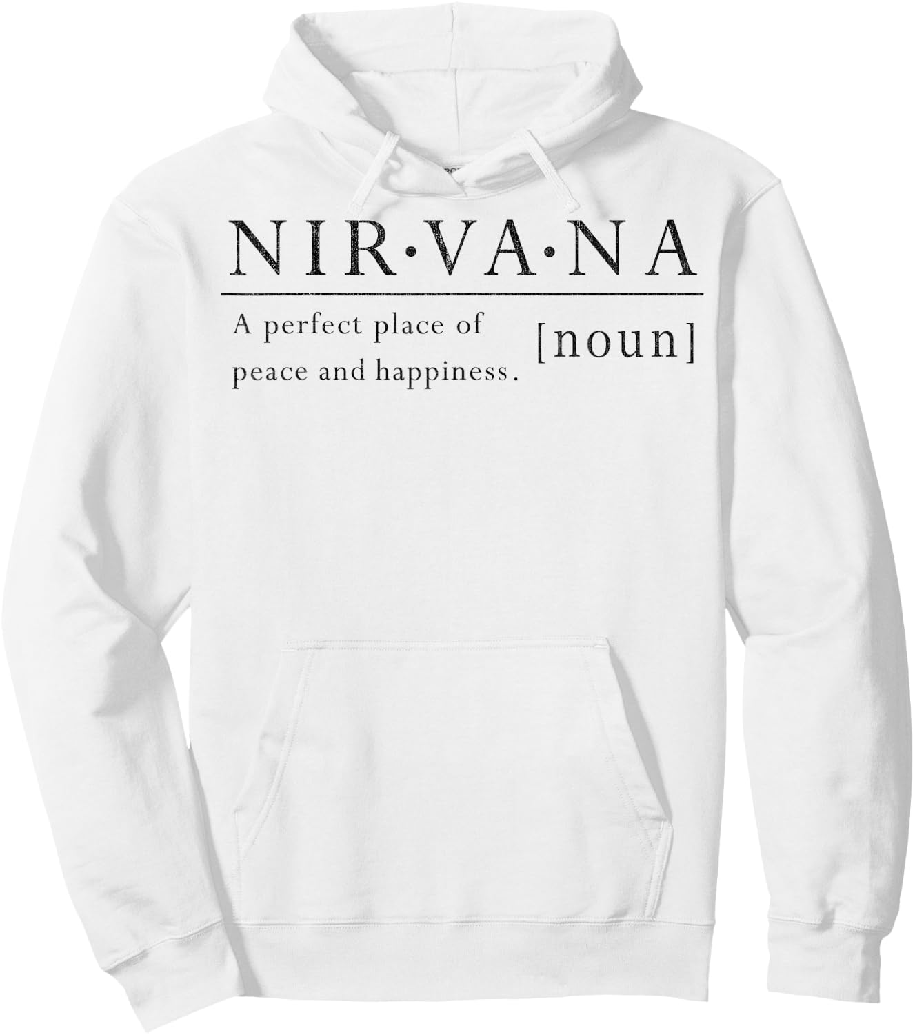 Nirvana Simple Definition Hoodie - Hoodie | White