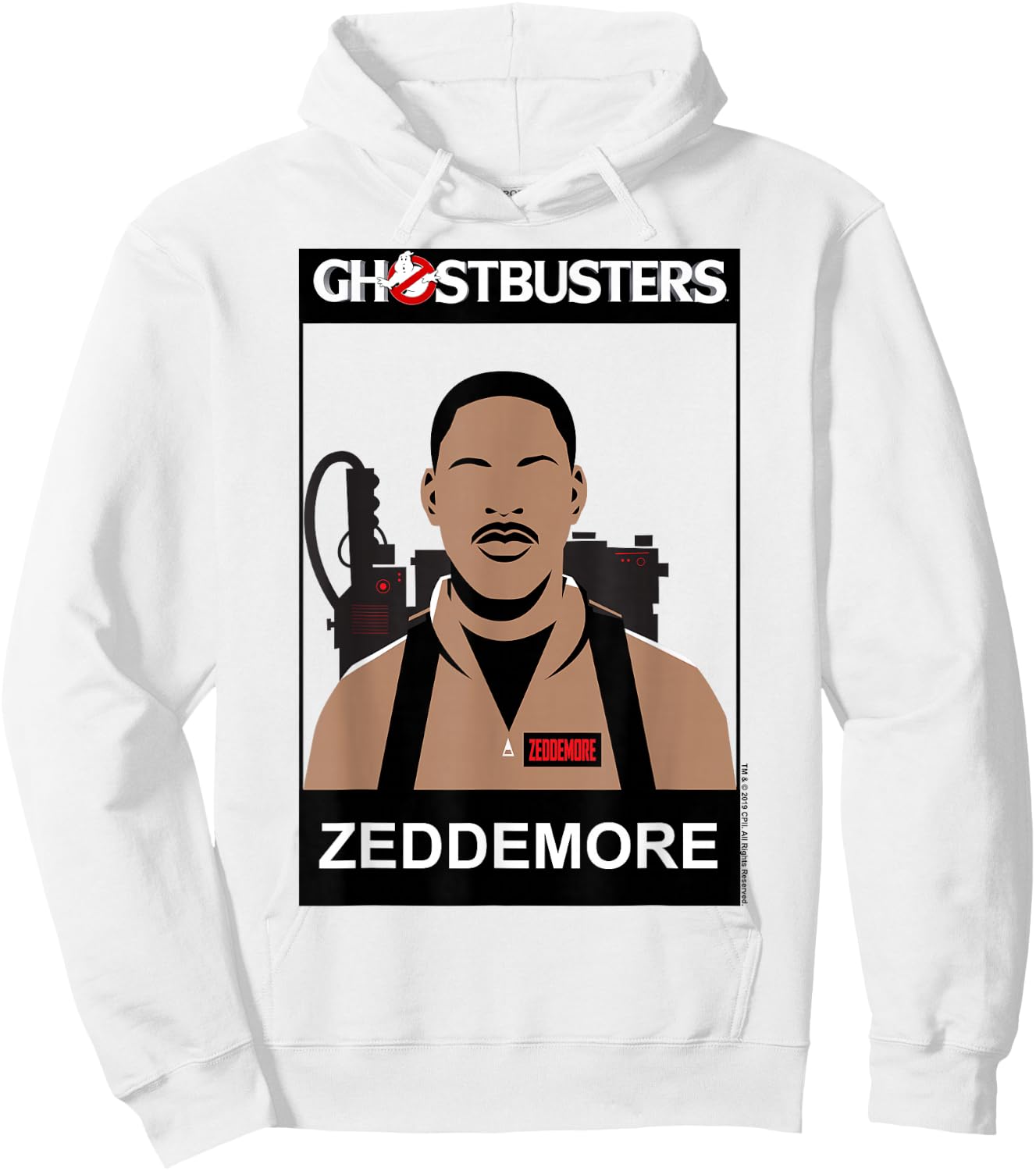 Ghostbusters Zeddemore Name Portrait Hoodie - Hoodie | White