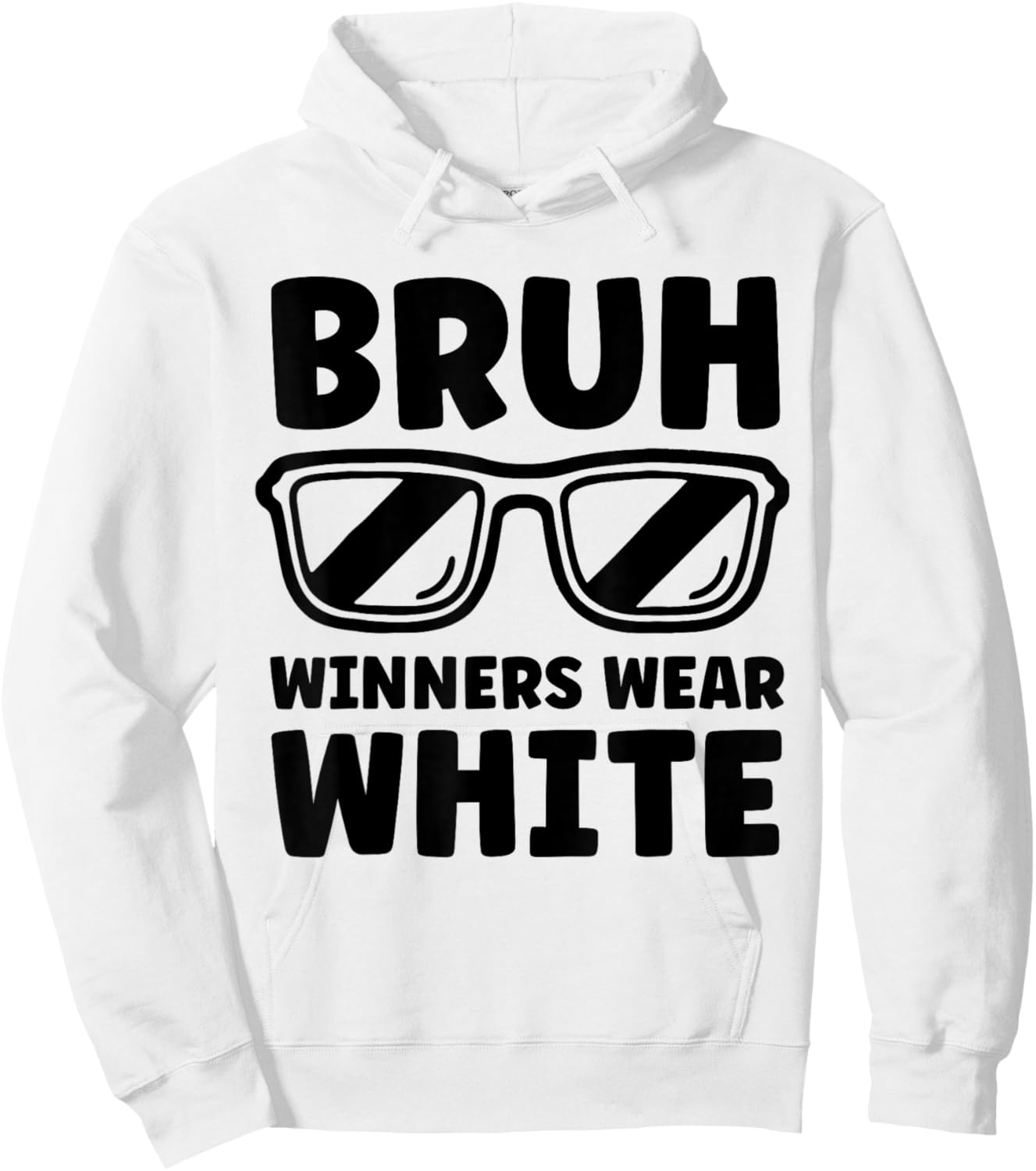 Winners Wear White Team Spirit Week Game Color Sports Day Hoodie - Hoodie | White