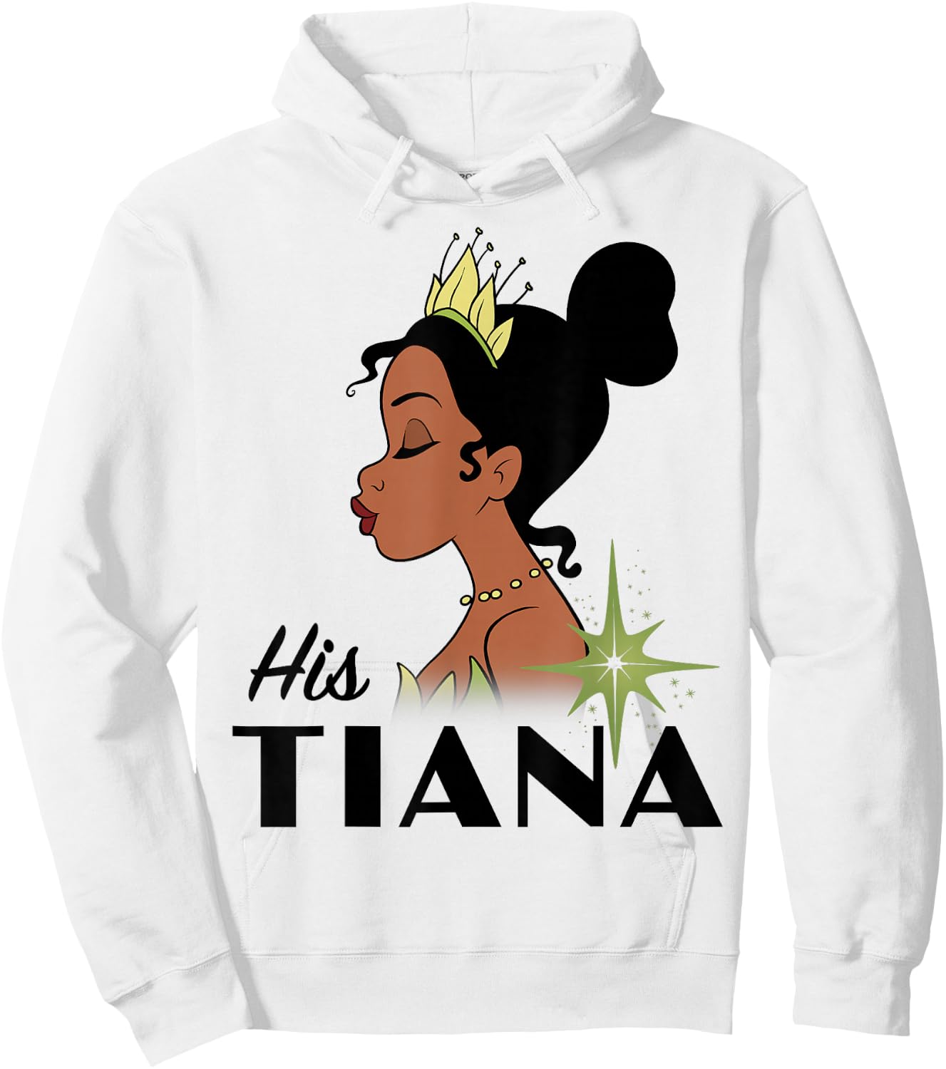 Disney Princess and The Frog His Tiana Graphic Hoodie - Hoodie | White
