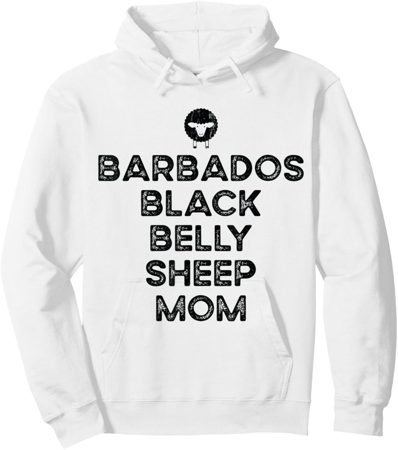 Sheep Farmer Mom Mother - Breeder Barbados Black Belly Sheep Hoodie - Hoodie | White
