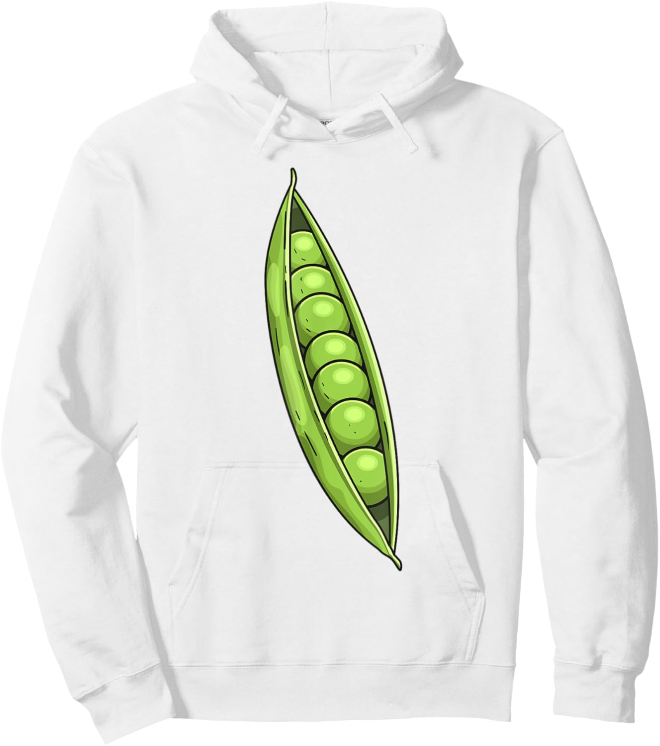 Peas In A Pod Costume Halloween Easy Cosplay Lazy DIY Outfit Hoodie - Hoodie | White
