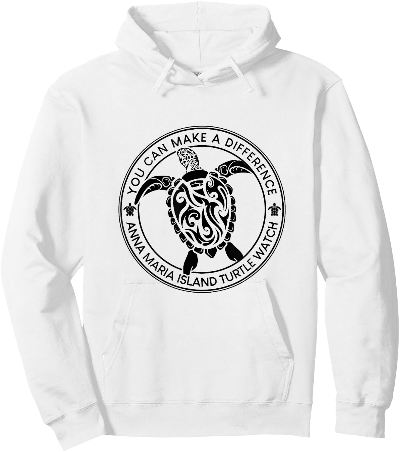 You Can Make A Difference Anna Maria Island Turtle Watch Hoodie - Hoodie | White