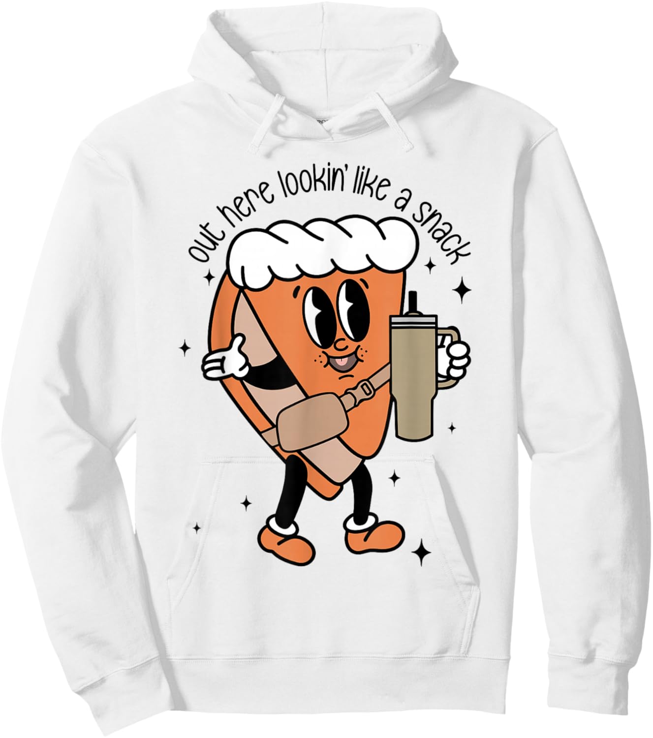 Out Here Lookin Like A Snack Women Hoodie - Hoodie | White