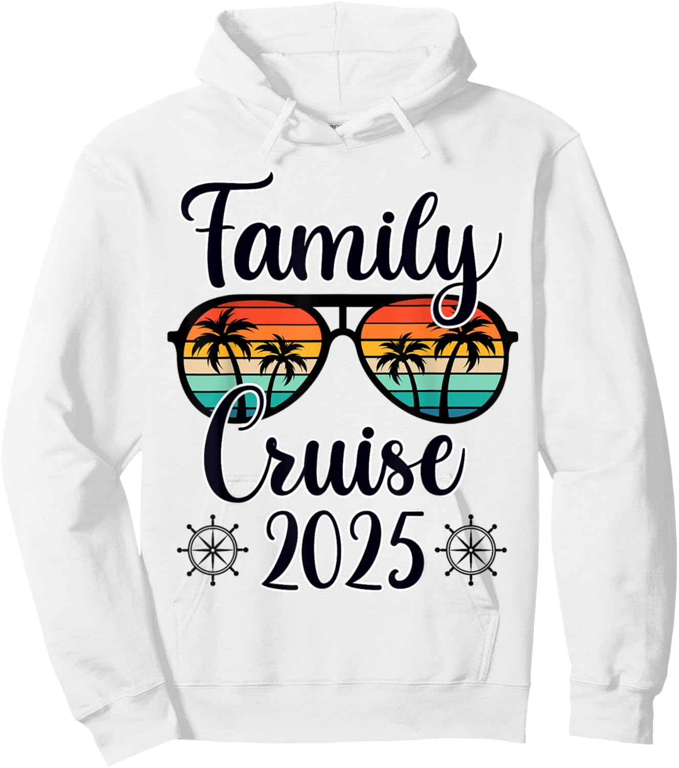 Family Cruise 2025 Summer Vacation Trip Matching Men Women Hoodie - Hoodie | White