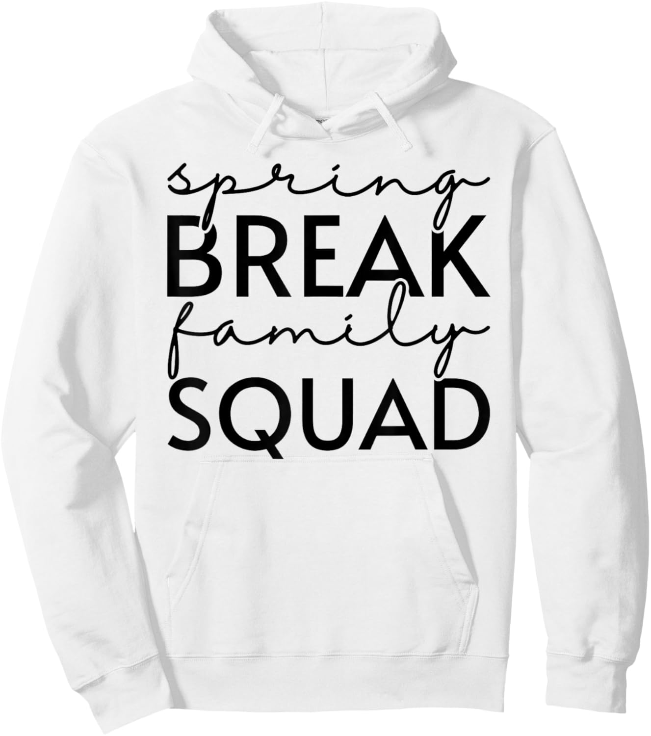 Spring Break Family Squad Matching Vacation Beach Trip Girls Hoodie - Hoodie | White
