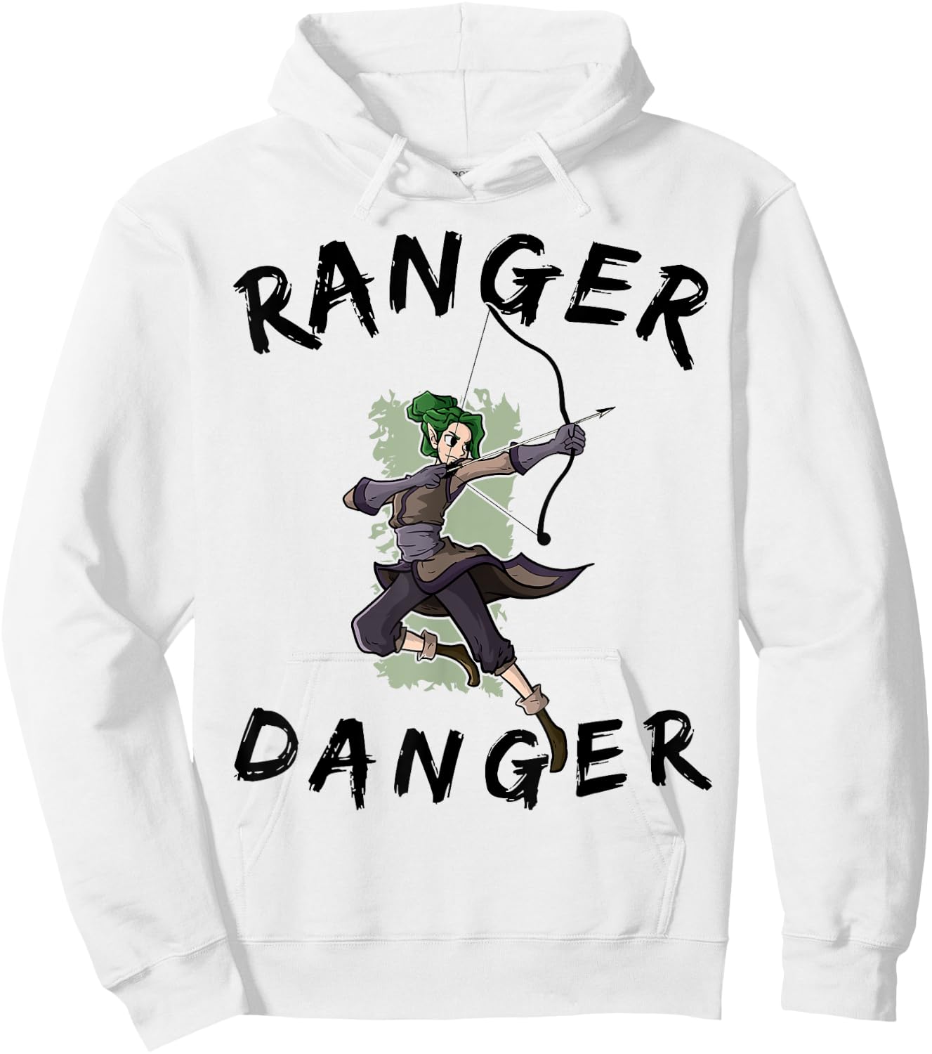 Ranger RPG Character Class Gift Hoodie - Hoodie | White