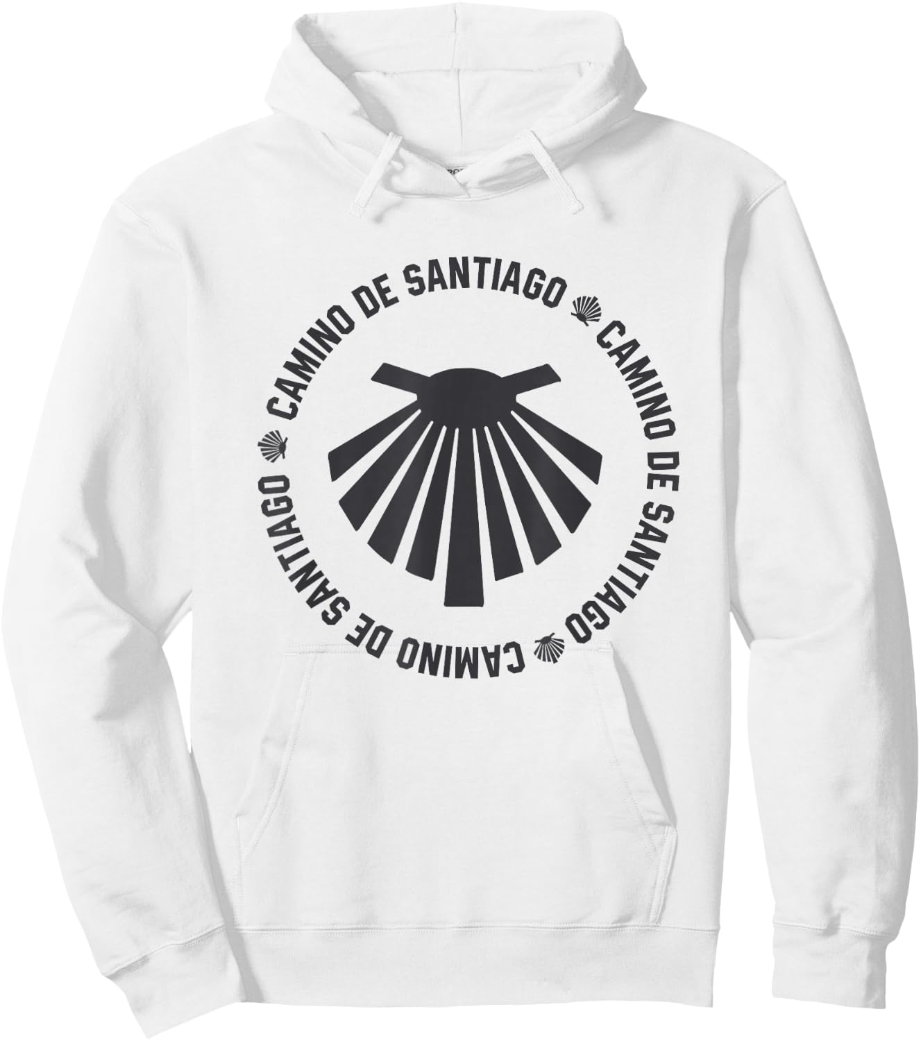 El Camino de Santiago Spain Compostela Wanderer Quotes Hoodie - Hoodie | White