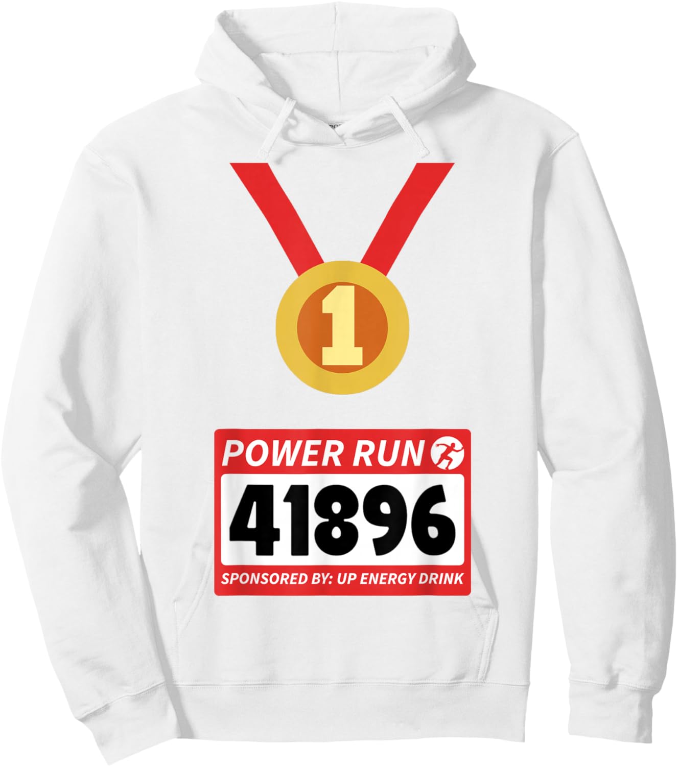 Running Runner Half Marathon Halloween Costume Hoodie - Hoodie | White