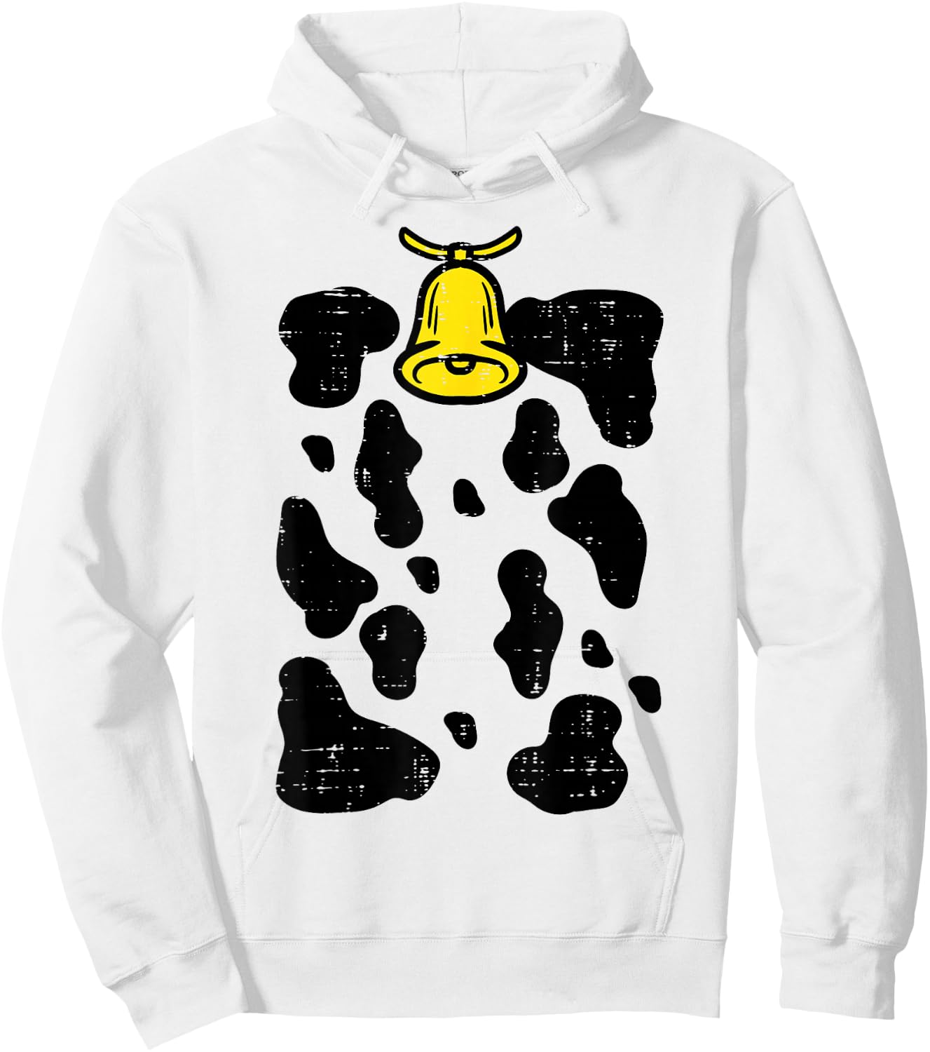 Cow Costume Funny Halloween Farm Animal Farmer Men Women Kid Hoodie - Hoodie | White