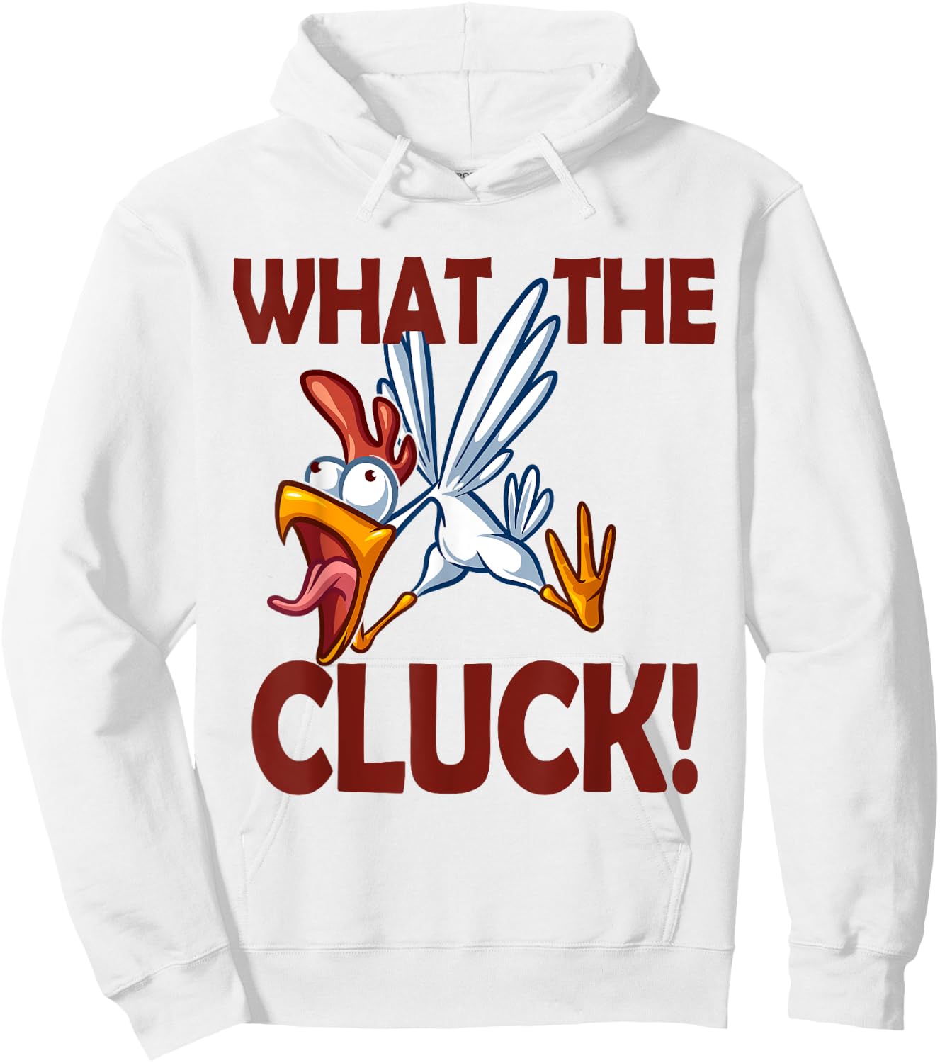 What The Cluck Hoodie - Hoodie | White
