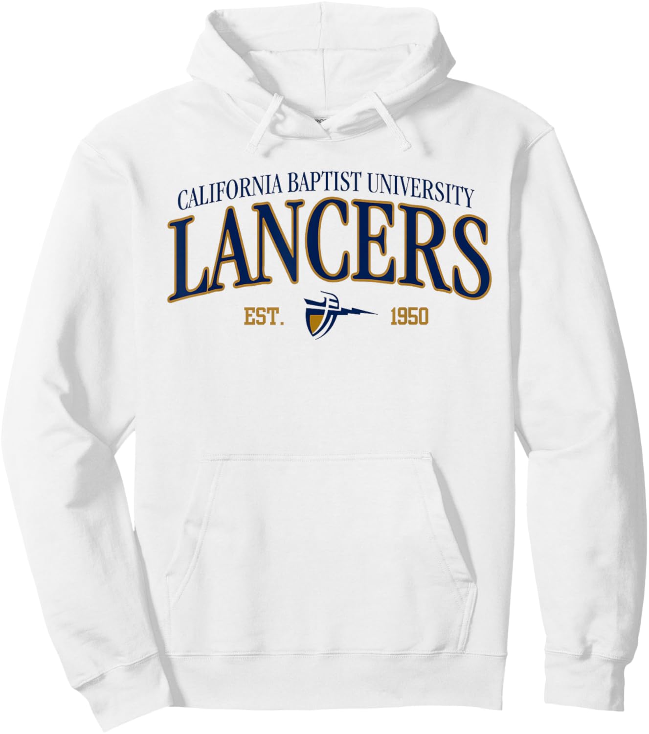 Cal Baptist Lancers | Official NCAA Merch | NCAFCBU05 Hoodie - Hoodie | White
