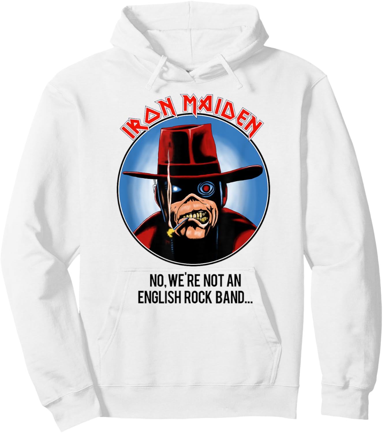 Iron Maiden - Not A Rock Band Hoodie - Hoodie | White