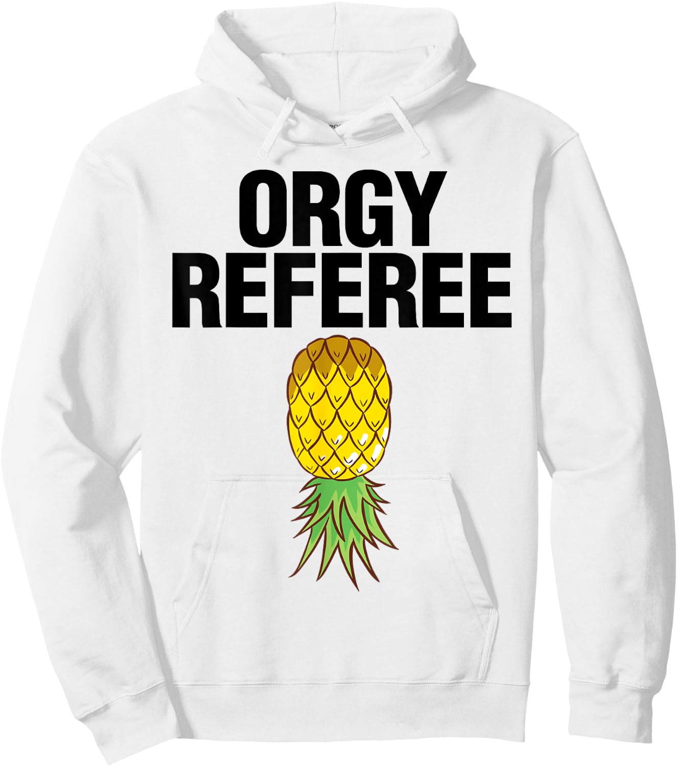 Orgy Referee Shirt Adult Humor Swinger Group Sex Freak Gift Hoodie - Hoodie | White