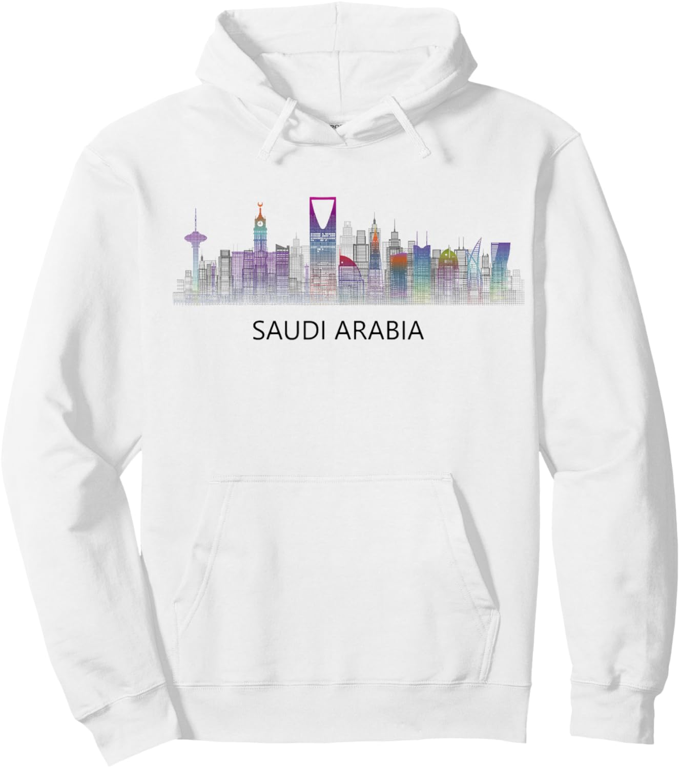 Travel Saudi Arabia Riyadh Jeddah Mecca Medina Vacation Hoodie - Hoodie | White