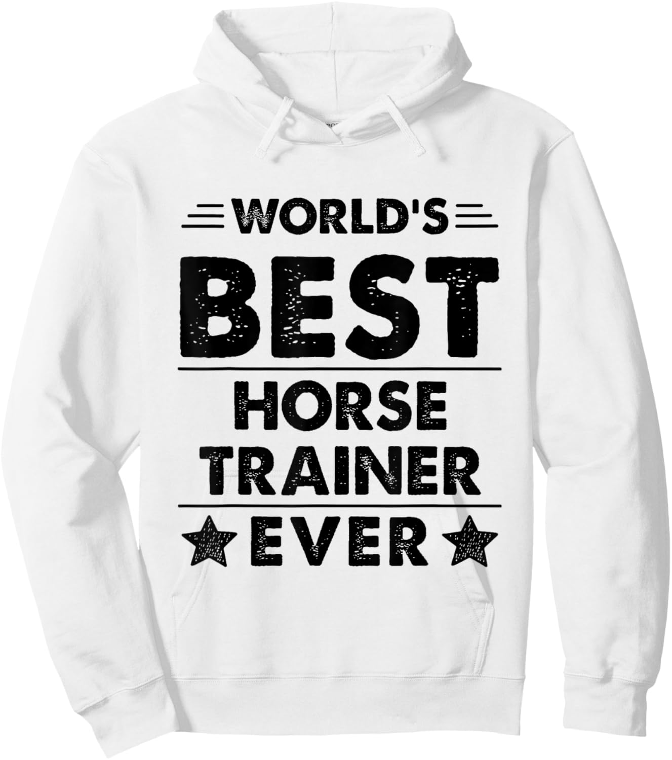 World's Best Horse Trainer Ever Hoodie - Hoodie | White