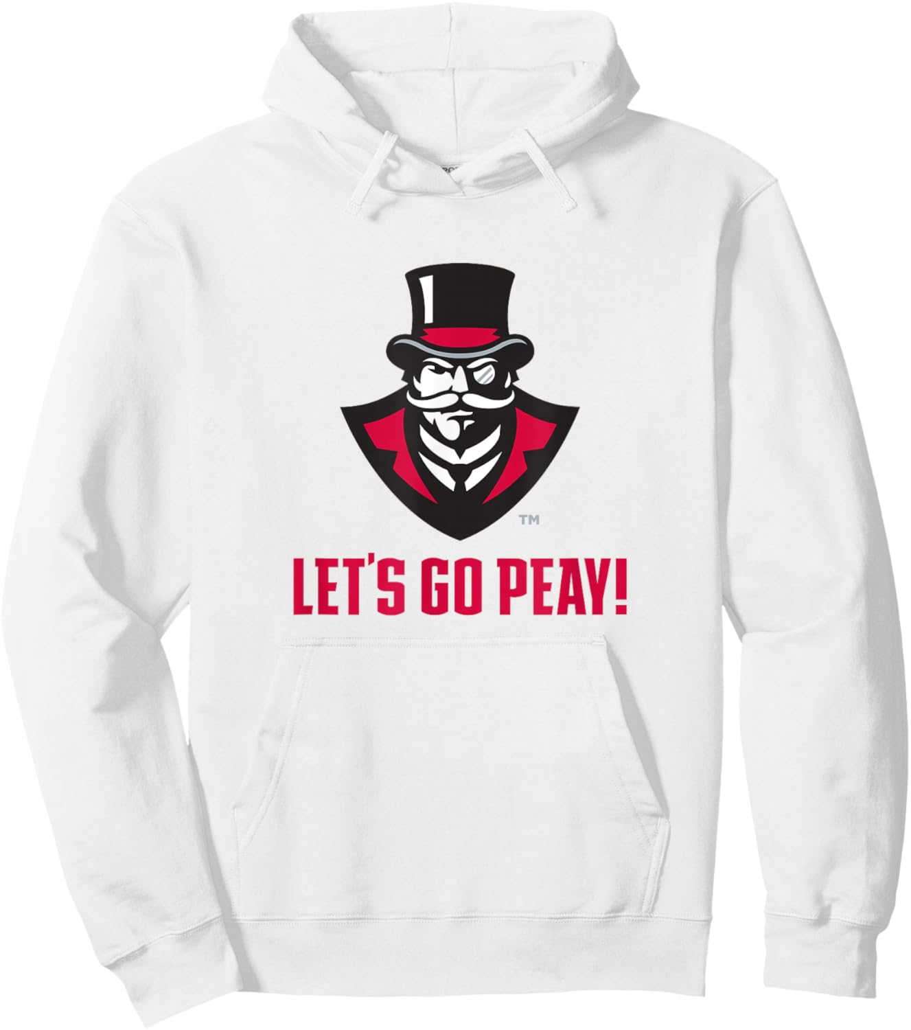 Austin Peay State University Governors Apparel Fans Hoodie - Hoodie | White