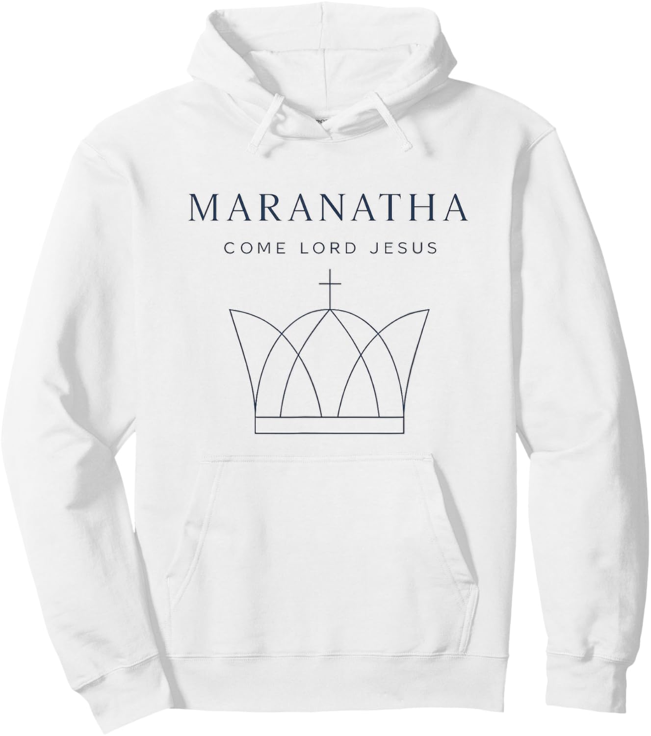 Maranatha Christian Modern Minimalist Hoodie - Hoodie | White