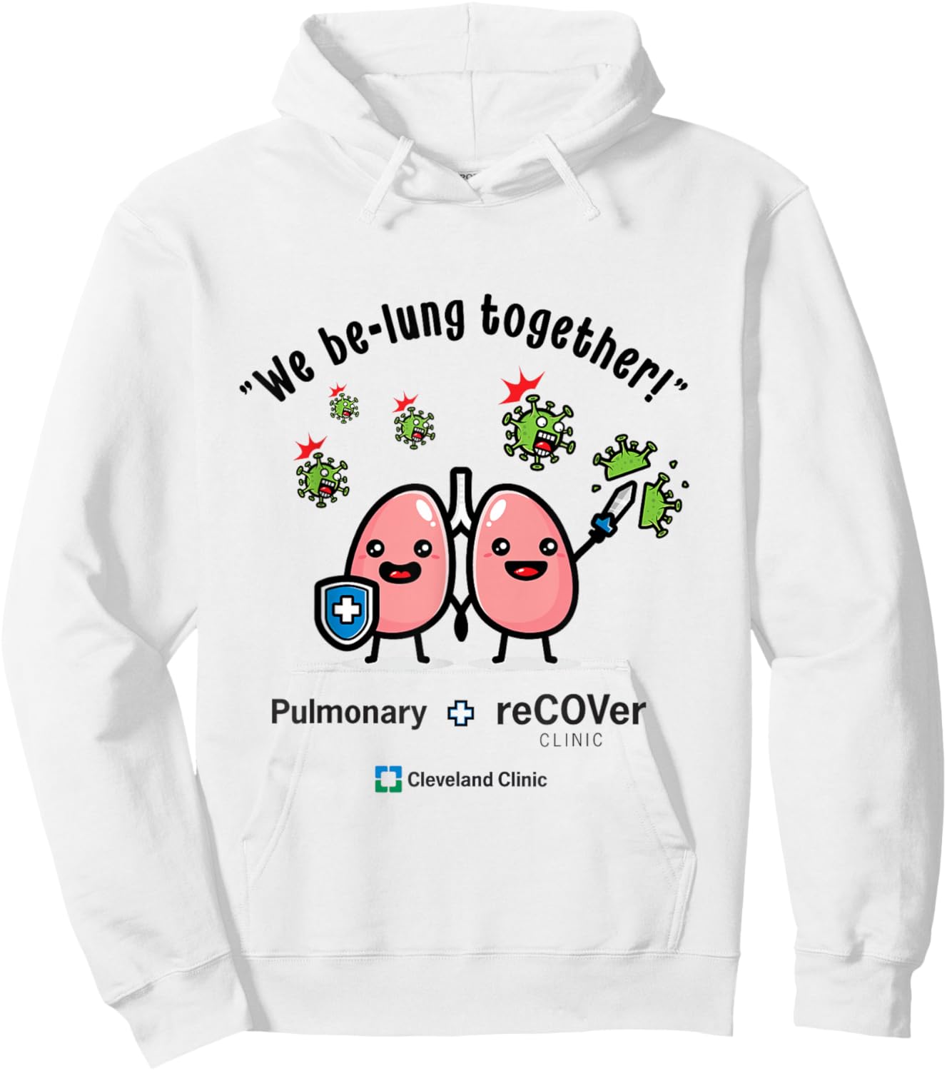 Pulmonary and Recover Hoodie - Hoodie | White