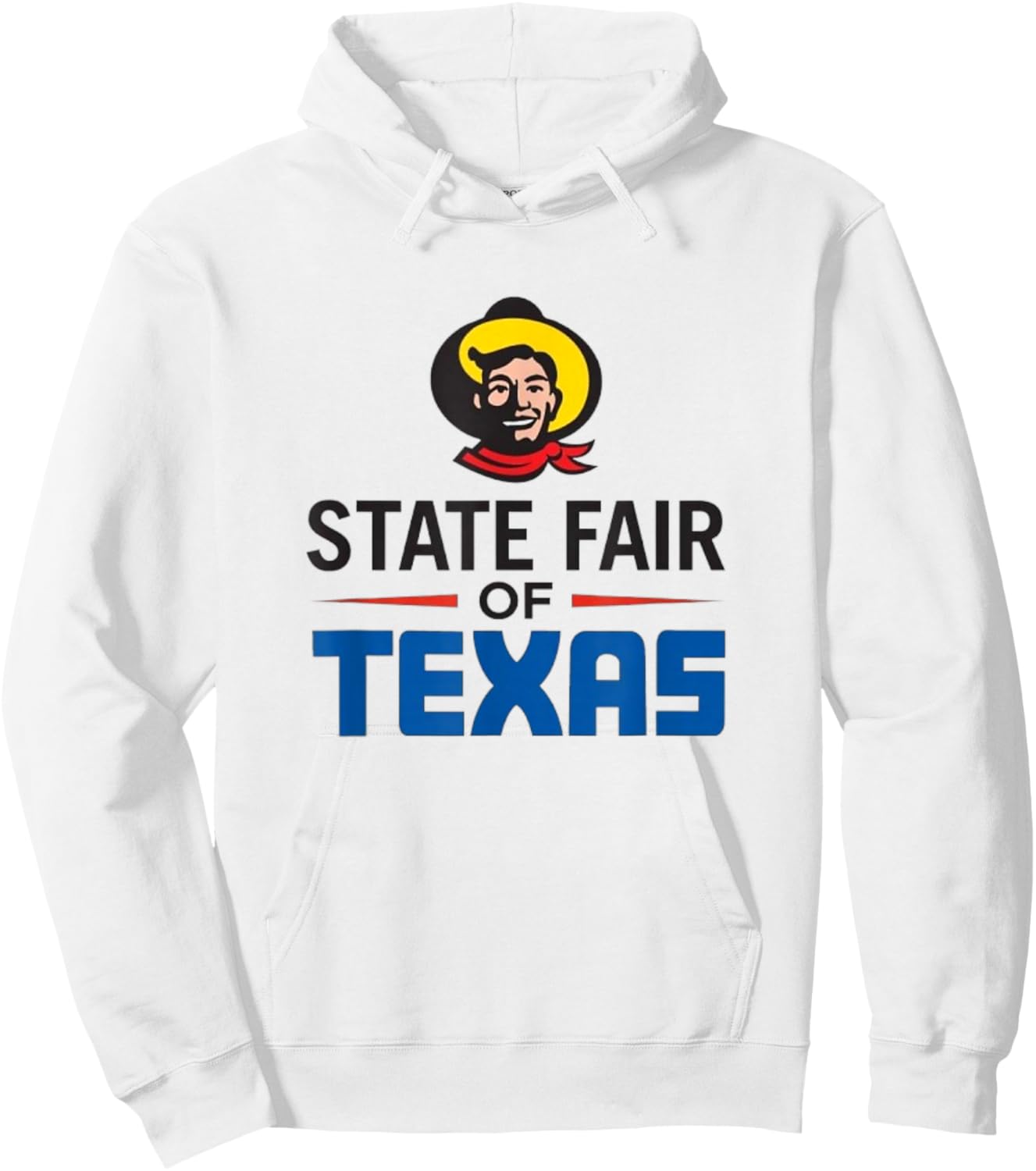 Howdy Folks State Fair Texas Hoodie - Hoodie | White