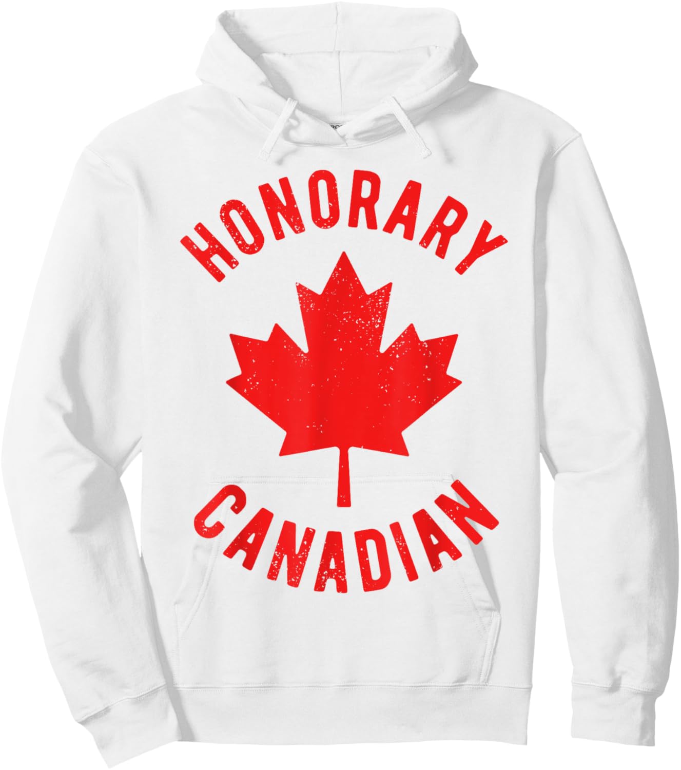 Honorary Canadian Canada Day Wedding Canadian Husband Wife Hoodie - Hoodie | White