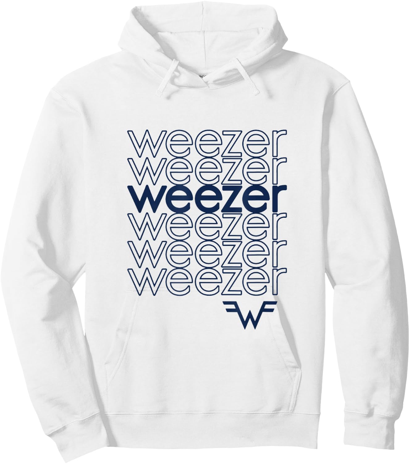 Weezer - Thank You Hoodie - Hoodie | White