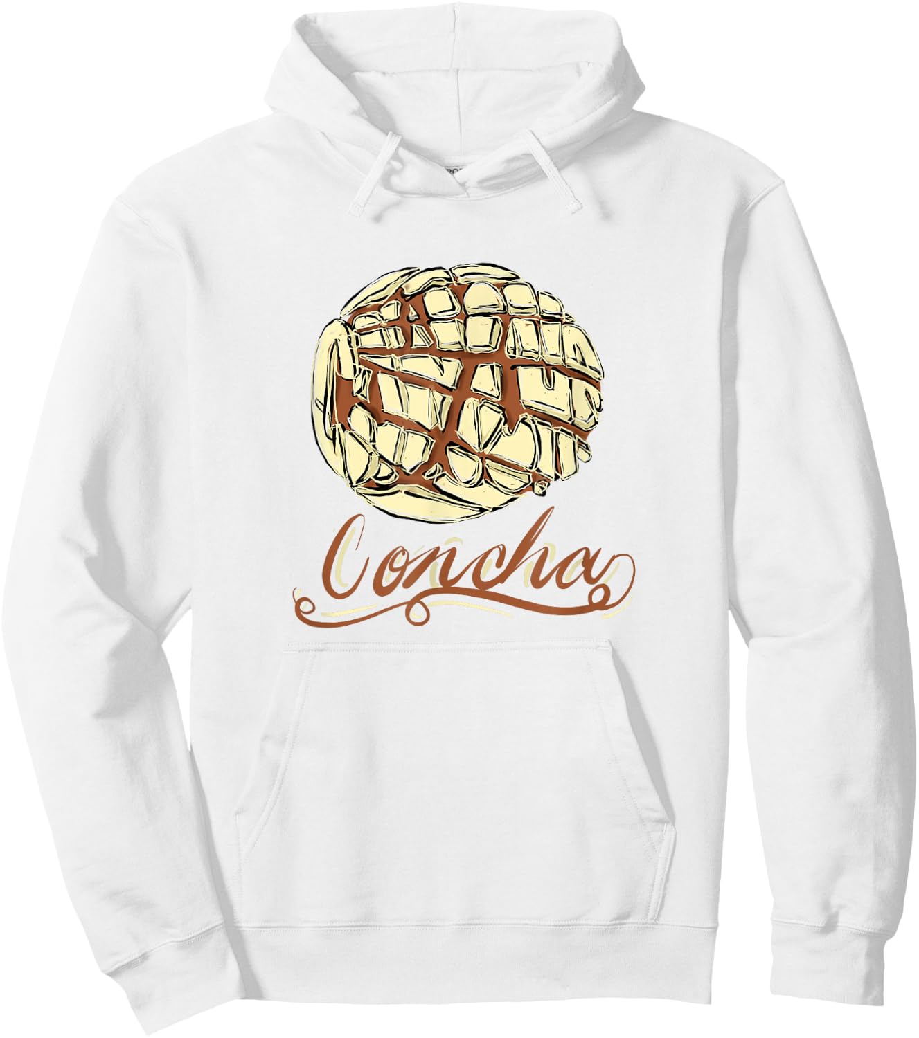 Concha Mexican Bread Sweet Pastry T Shirt Gift Hoodie - Hoodie | White