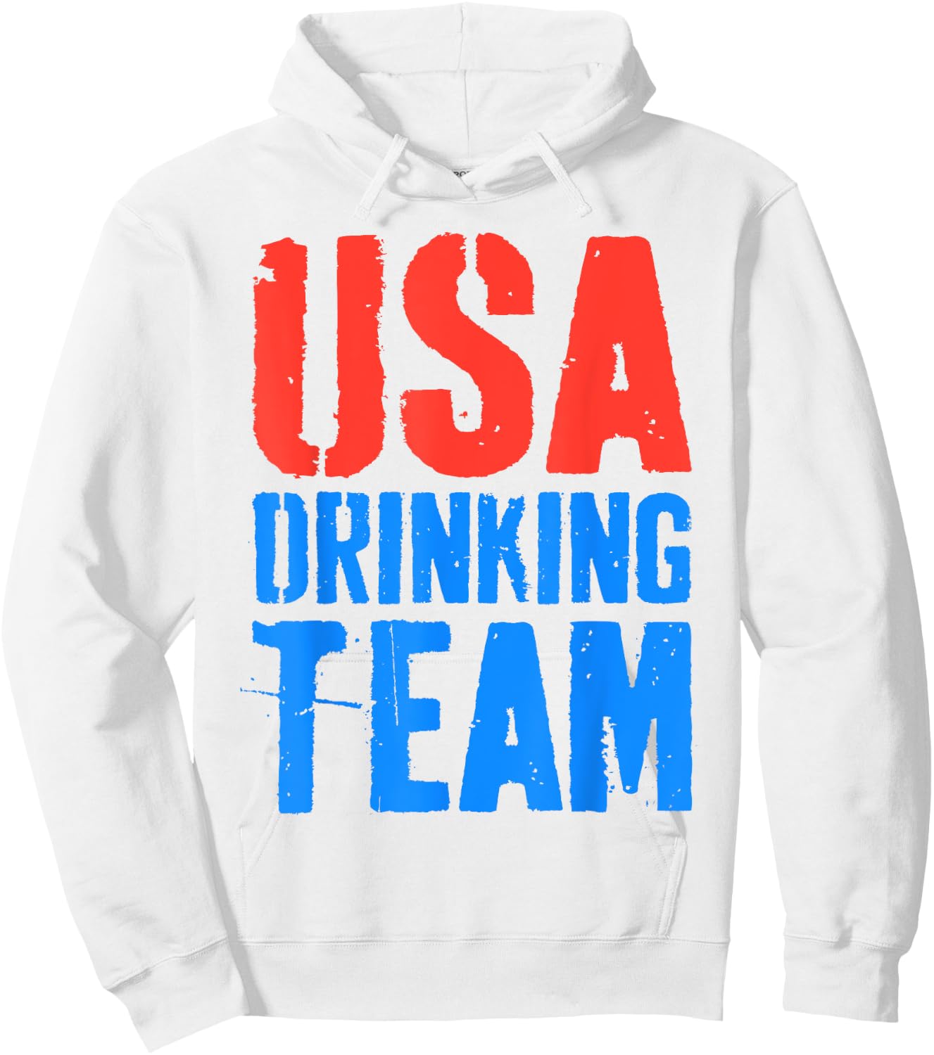 USA Drinking Team Shirt Funny Men Women 4th Of July Hoodie - Hoodie | White