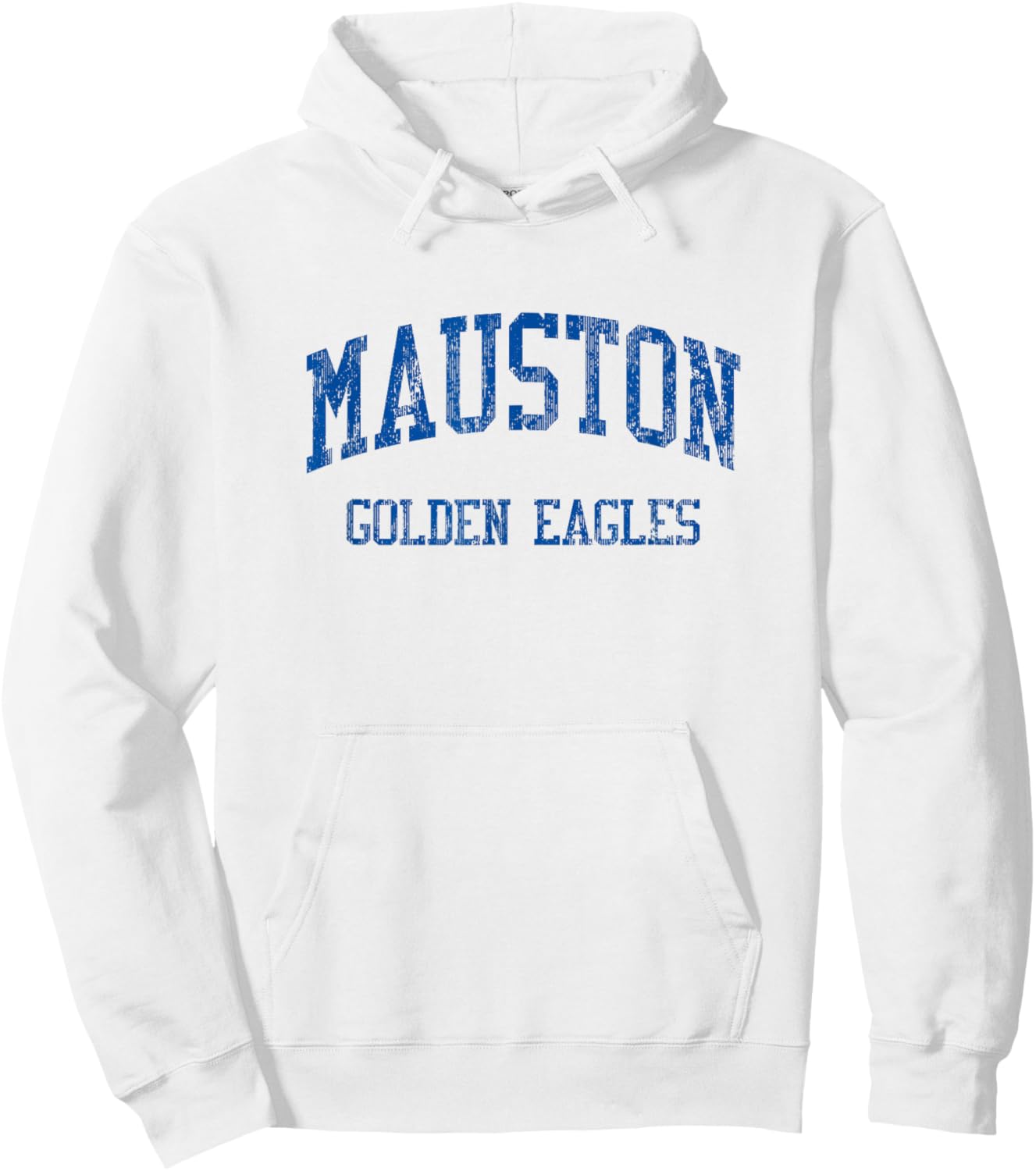 Mauston High School HS Mauston WI Vintage Sports Hoodie - Hoodie | White