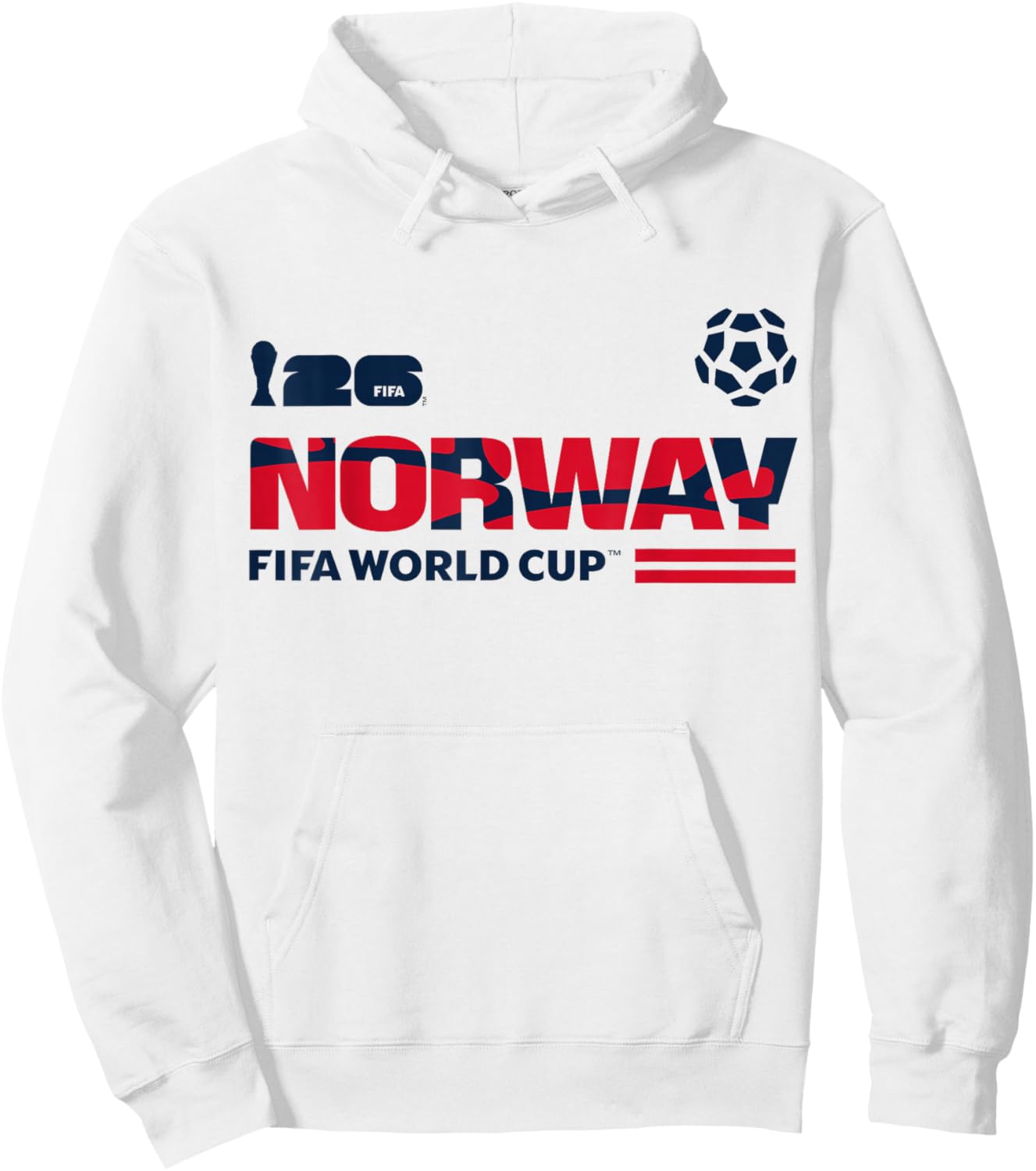 FIFA World CUP26 Qualifier Norway Hoodie - Hoodie | White